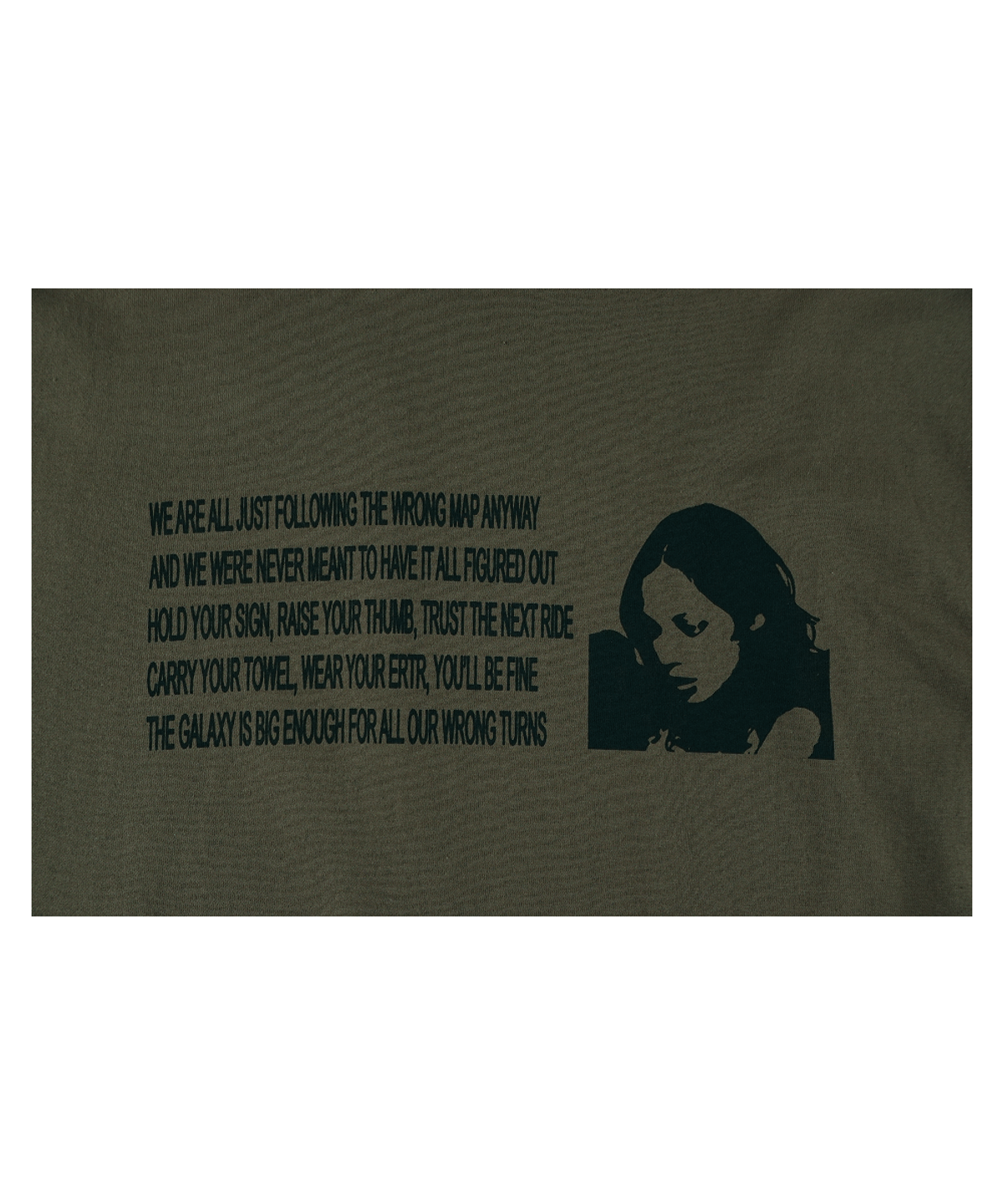 이알티알(ERTR) HRT Girl T-Shirt Olive