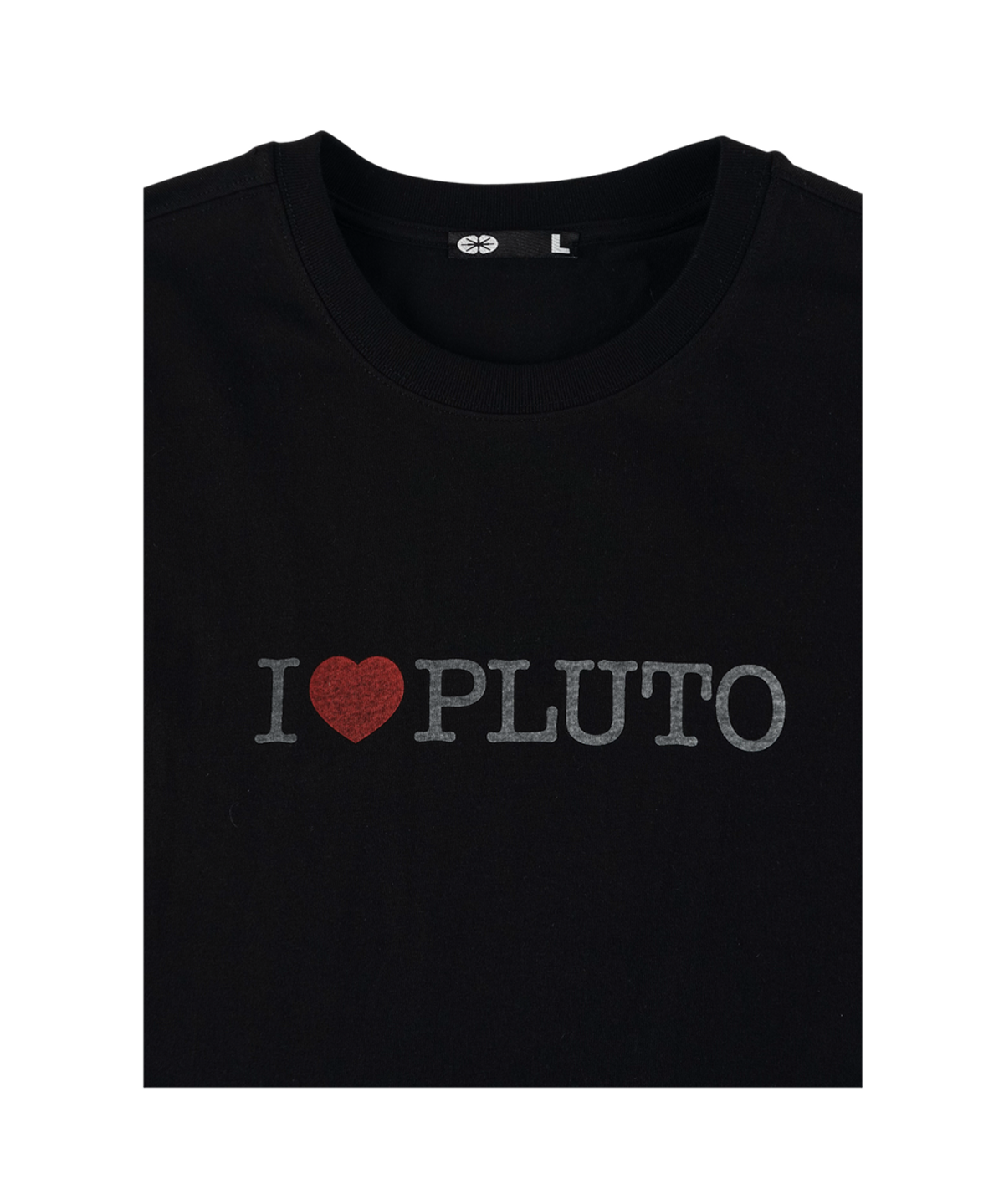 이알티알(ERTR) I Love Pluto T-Shirt Black