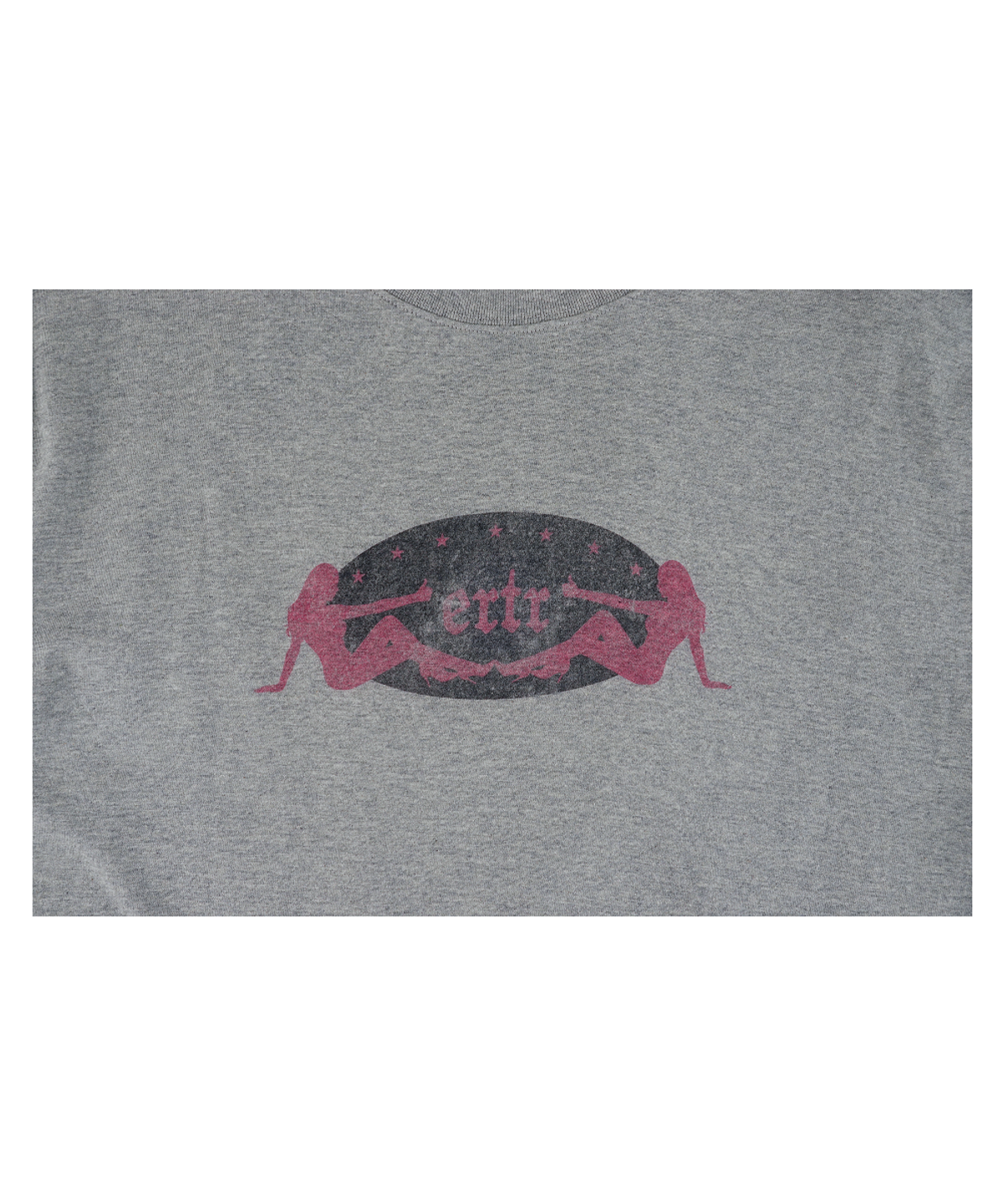 이알티알(ERTR) Thumbs Up Girl T-Shirt Melange Grey