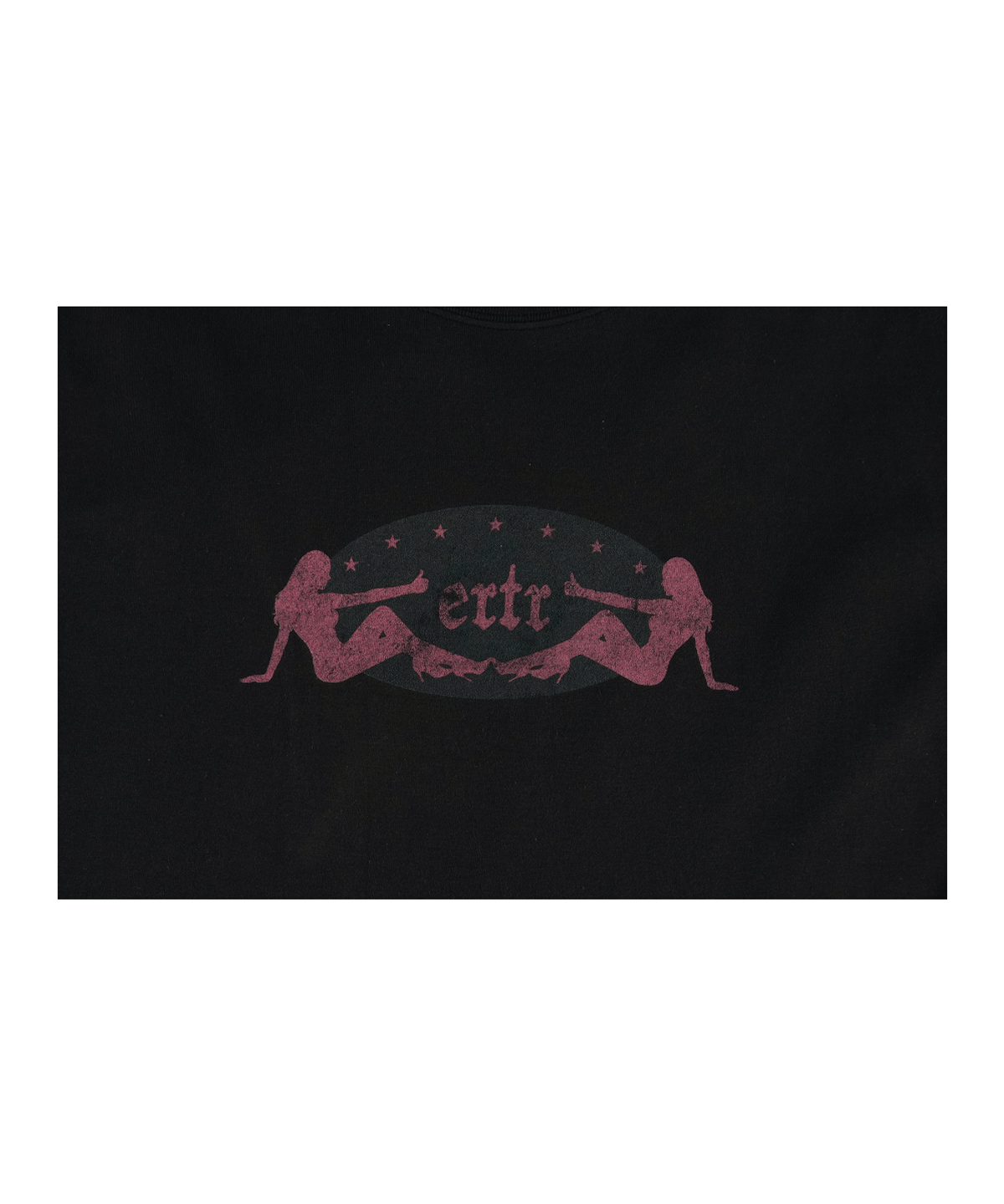 이알티알(ERTR) Thumbs Up Girl T-Shirt Black