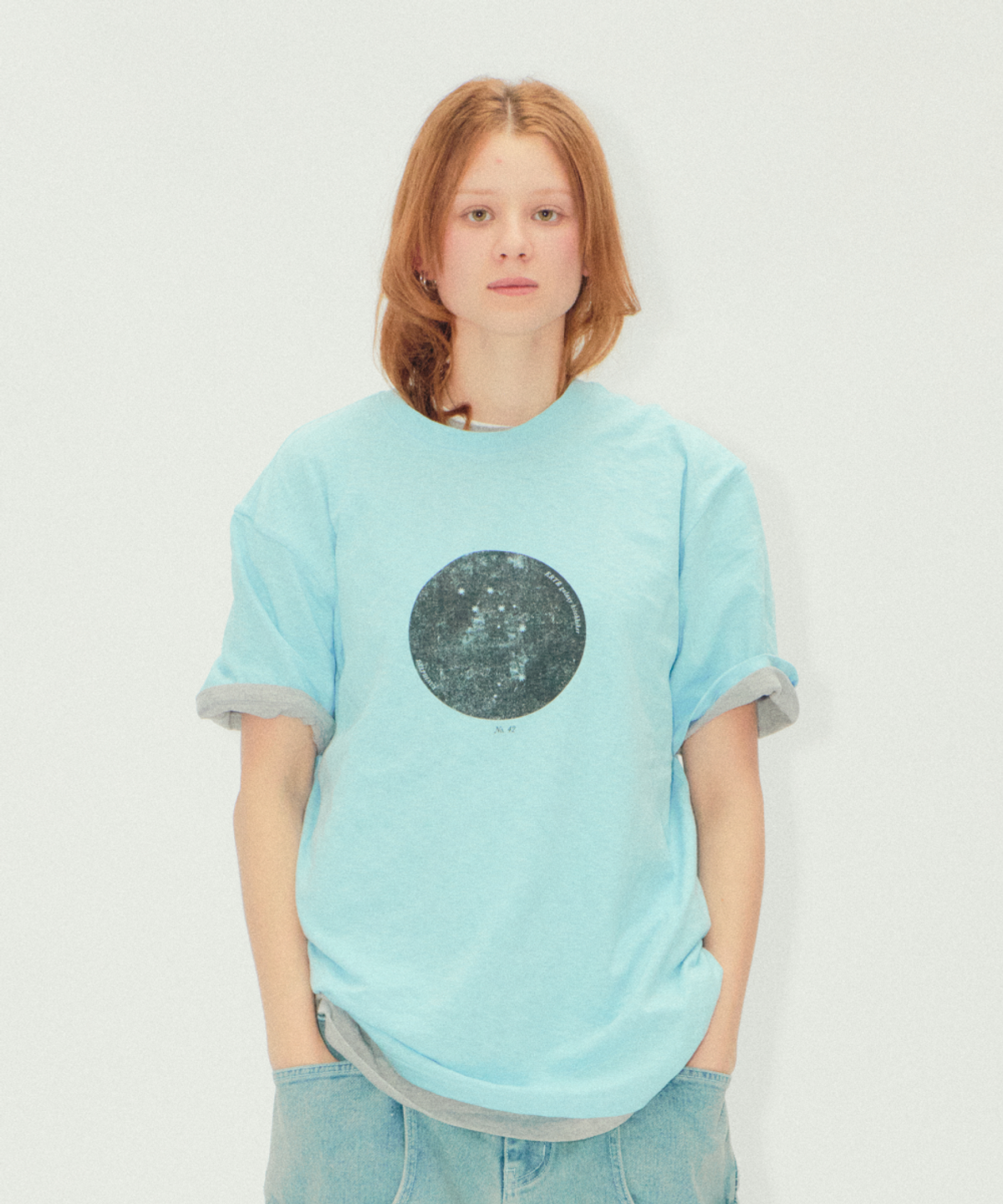 이알티알(ERTR) Delphinus T-Shirt Skyblue