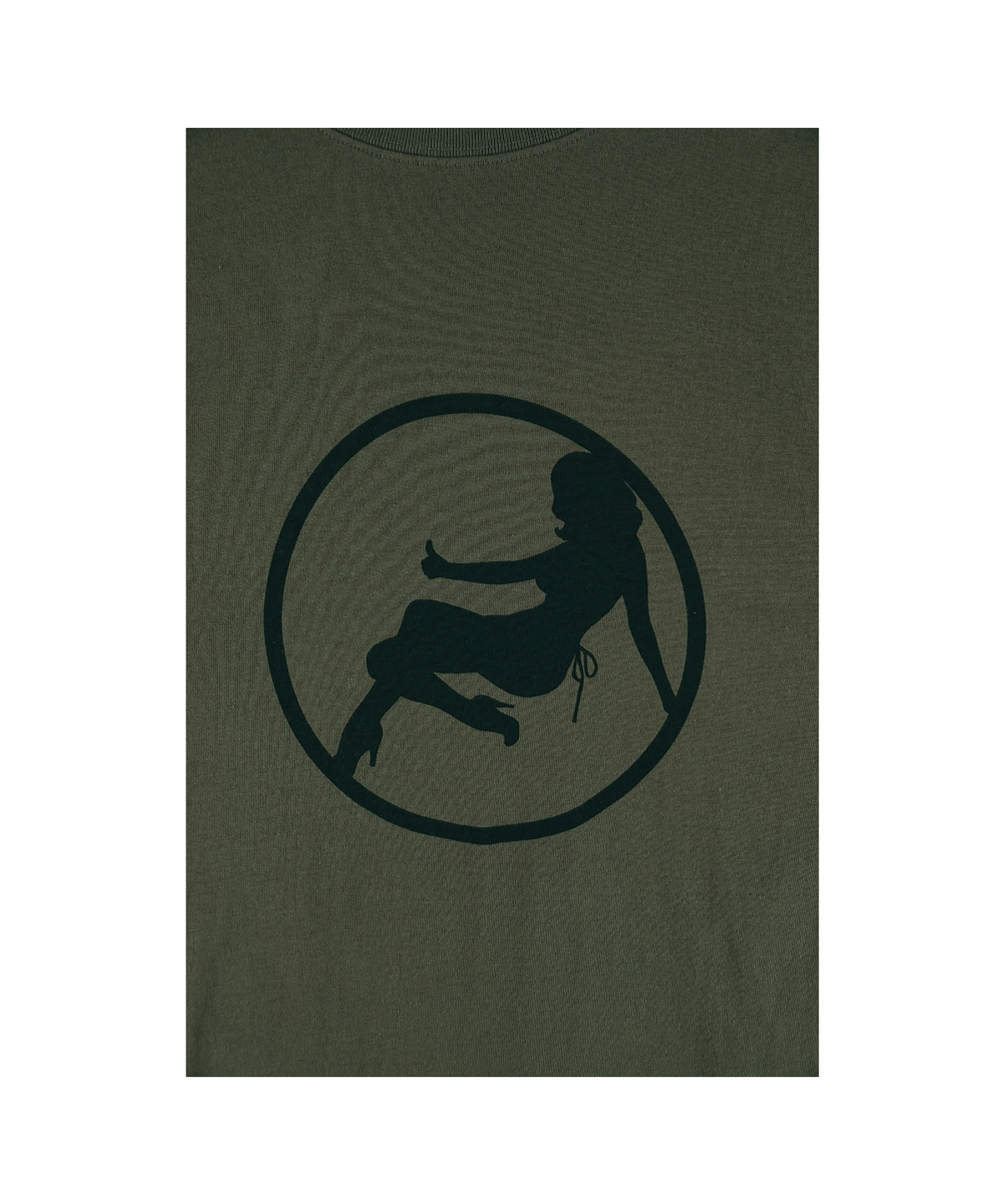 이알티알(ERTR) Circle Girl T-Shirt Khaki