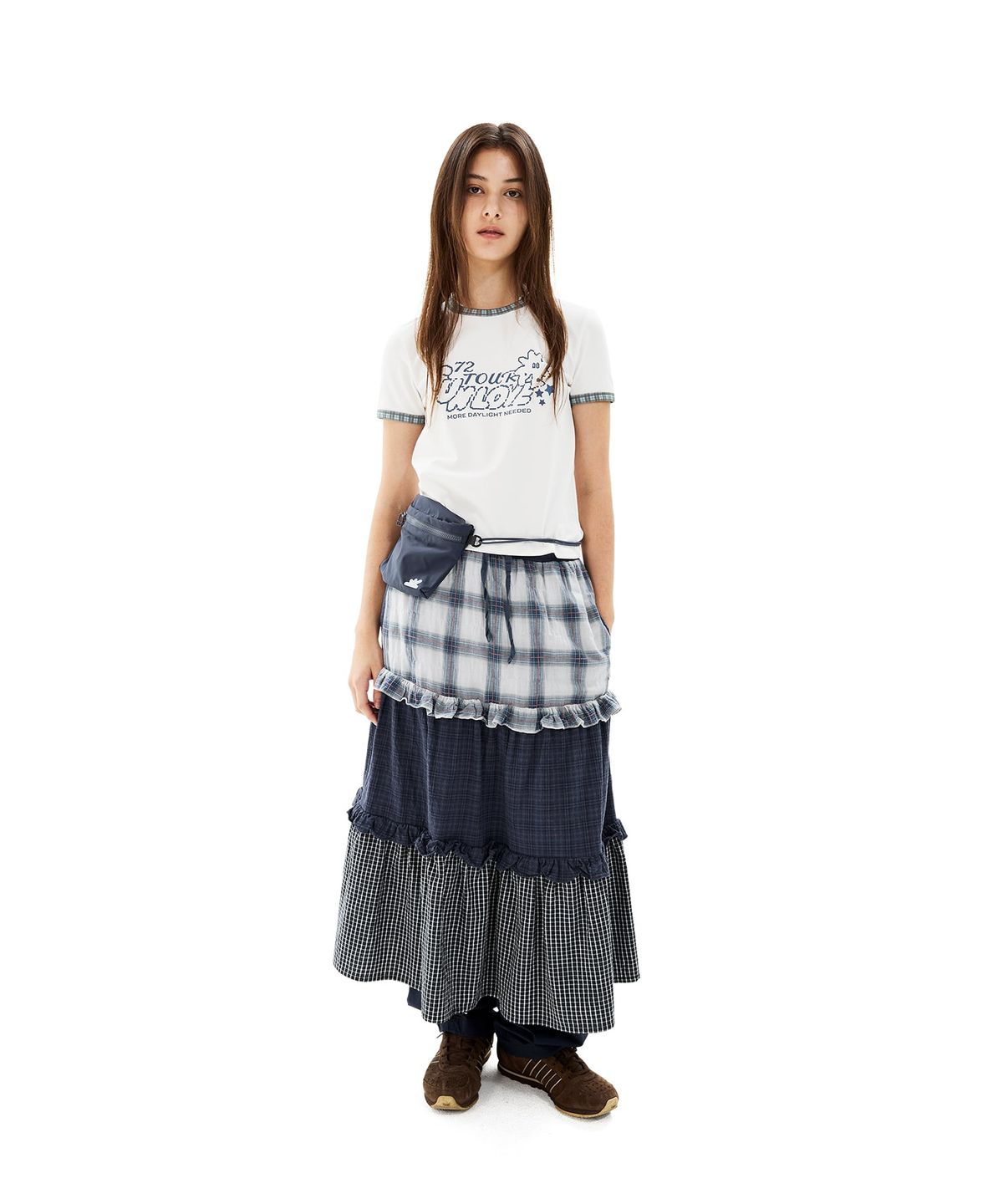 썬러브투어(SUNLOVETOUR) W 72 Tour Ringer Tee White