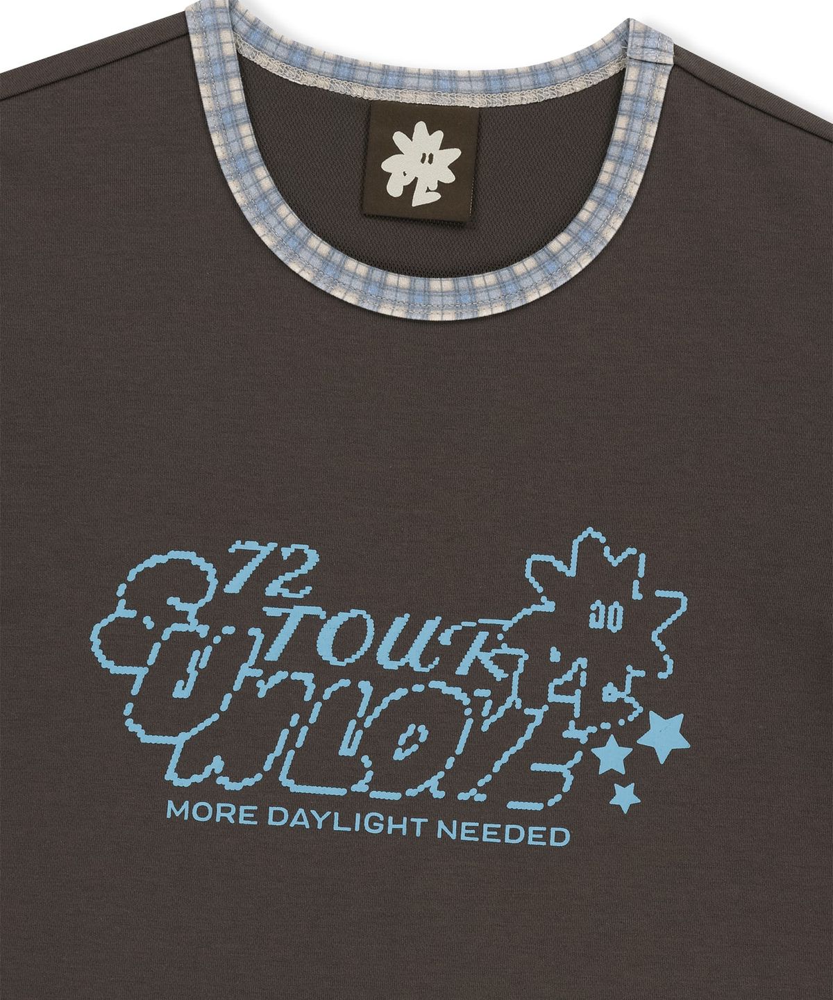 썬러브투어(SUNLOVETOUR) W 72 Tour Ringer Tee Charcoal