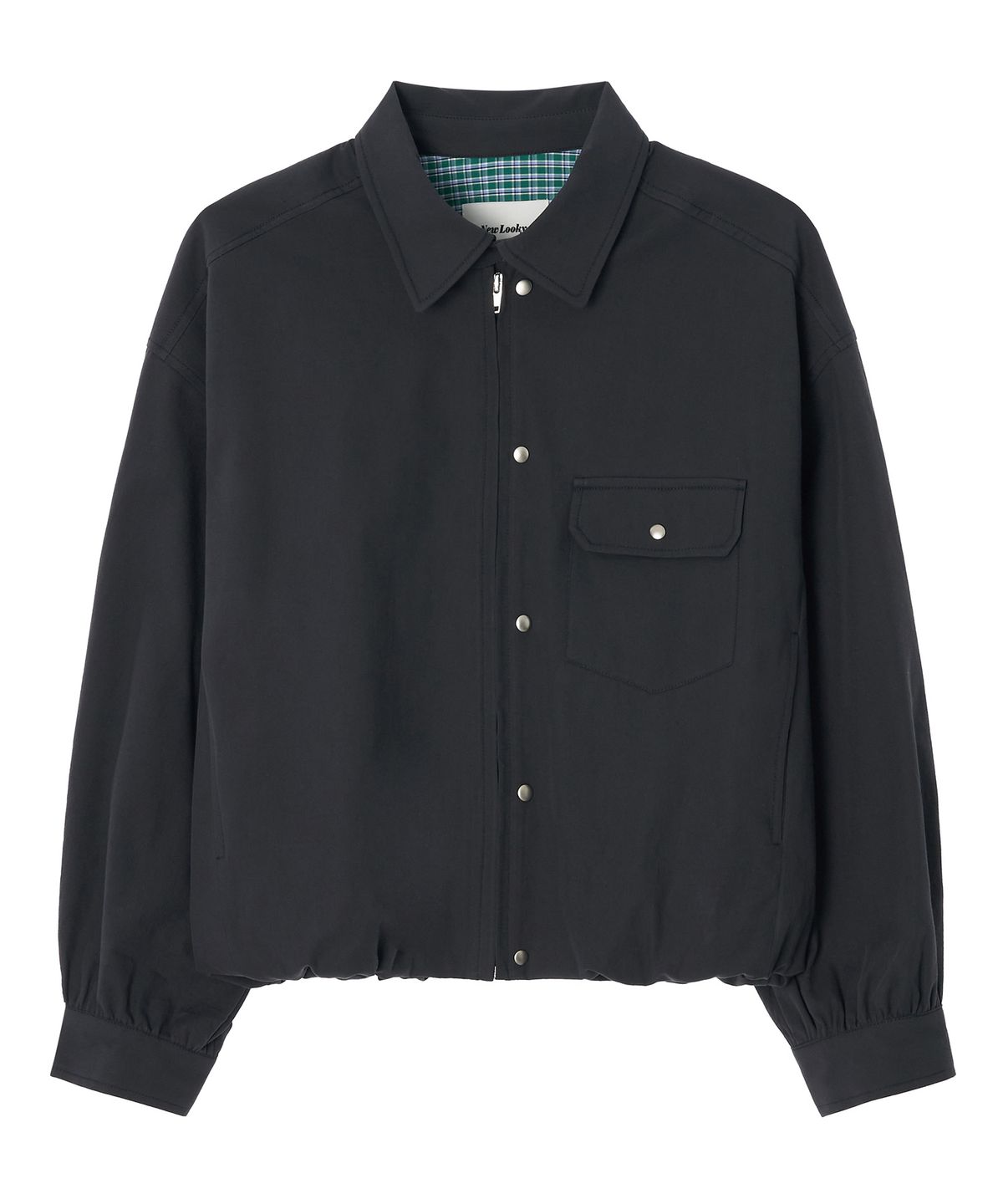 뉴루키(NEW LOOKY) Shirring point jumper_Navy