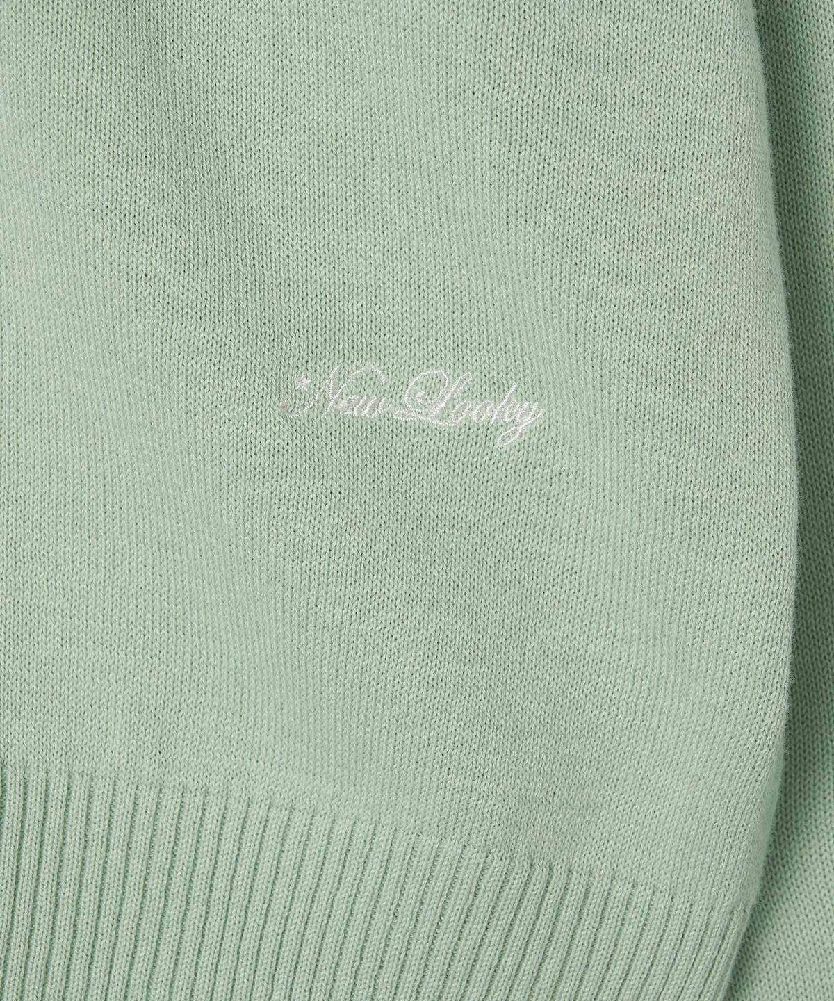 뉴루키(NEW LOOKY) Base loose fit cardigan_Mint