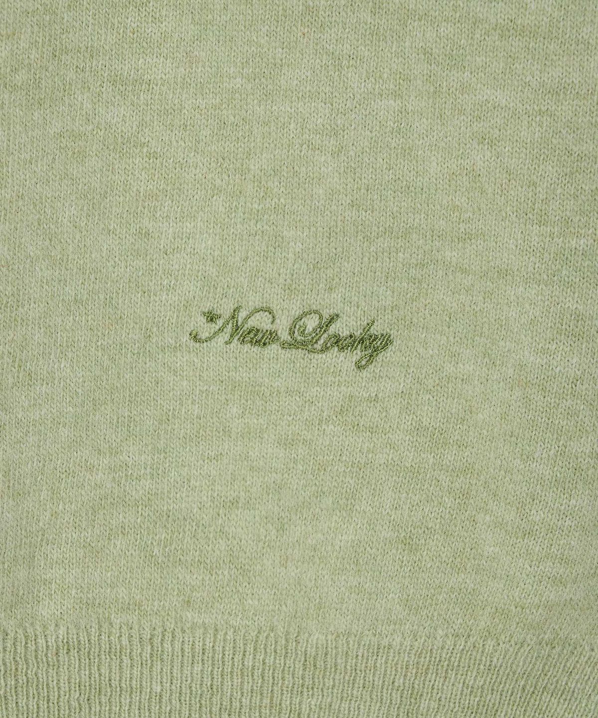 뉴루키(NEW LOOKY) Cozy round knit pullover_Light green