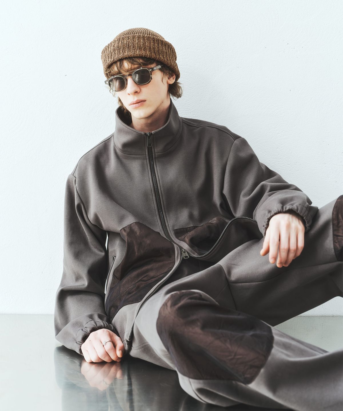 밀라코드(MILACODE) Patch Detail Track Set-up (KHAKI)