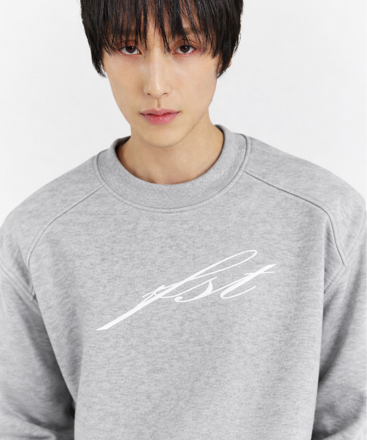 포스센스티브(FORCESENSITIVE) FORCE FST SIGN LOGO SWEAT SHIRT (GR)