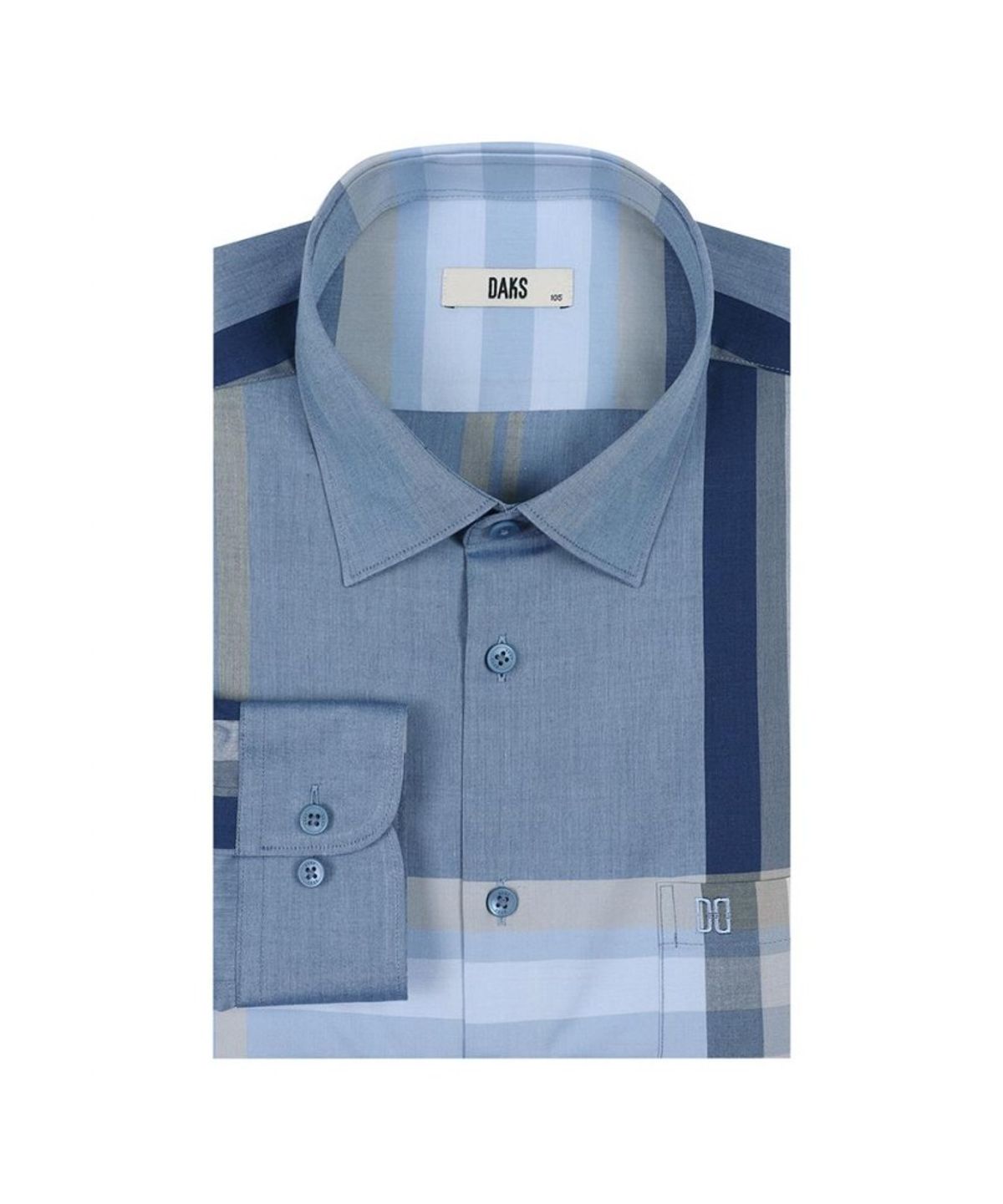 닥스셔츠(DAKS SHIRTS) 면혼방 슈퍼 빅체크 캐주얼셔츠 레귤러핏_DMP1SHCL101B1