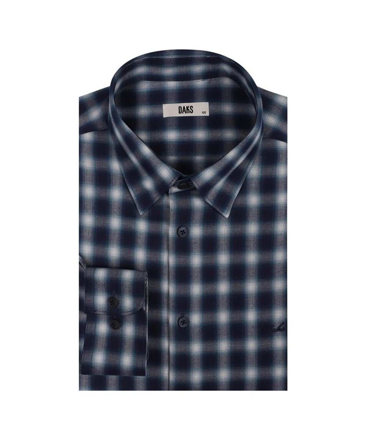 닥스셔츠(DAKS SHIRTS) 기모 폴리혼방 이지케어 스트레치 체크 캐주얼셔츠 레귤러핏_DMP1SHCL102N1