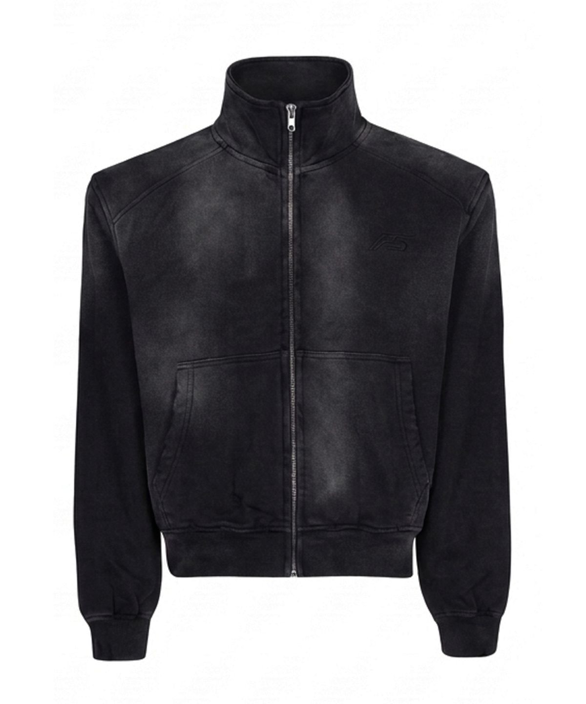 포스센스티브(FORCESENSITIVE) FORCE SHOULDER ZIP-UP (WASHING BK)