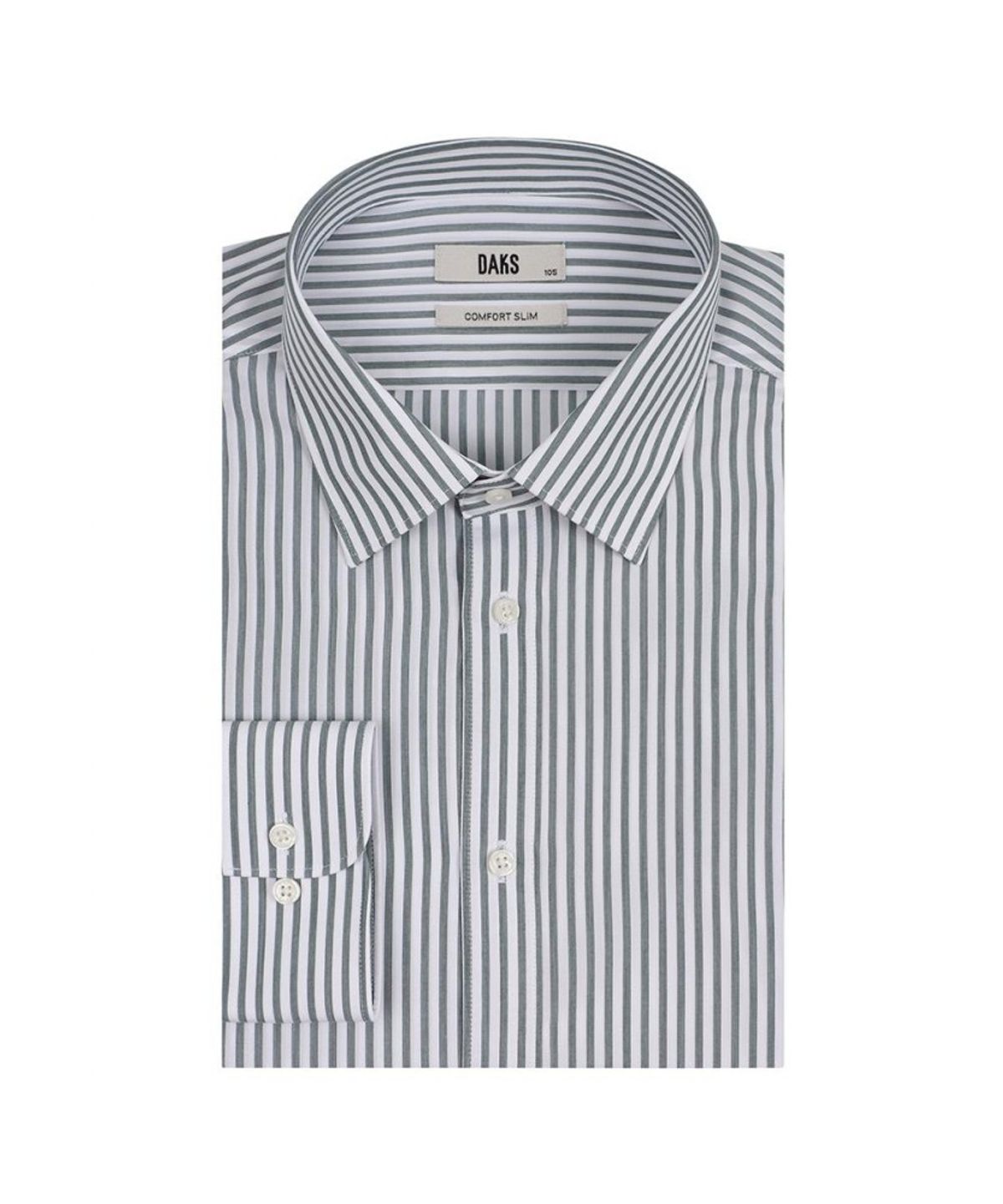 닥스셔츠(DAKS SHIRTS) 케어 면혼방 스트라이프 셔츠_DMP1SHDL220E1