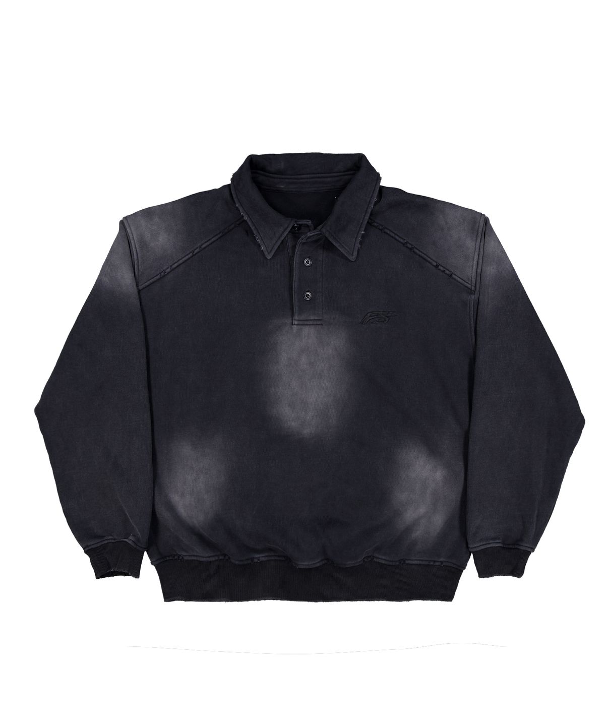 포스센스티브(FORCESENSITIVE) FORCE SHOULDER PK SWEAT WASHING BK