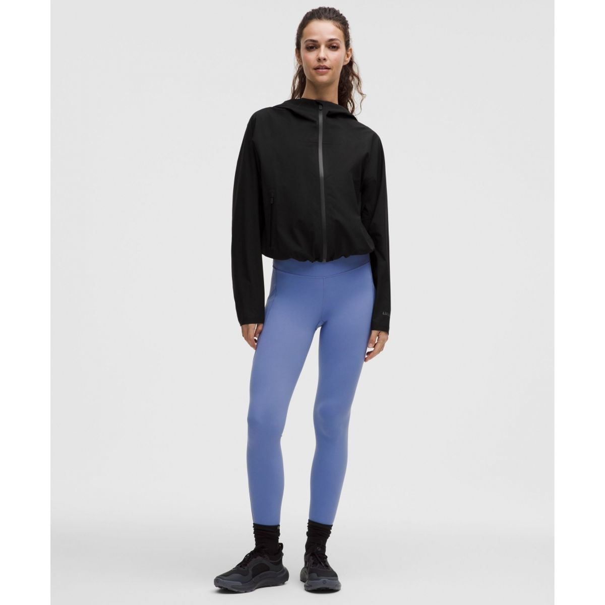 룰루레몬(LULULEMON) 라이트웨이트 워터프루프 러닝 재킷  BLK