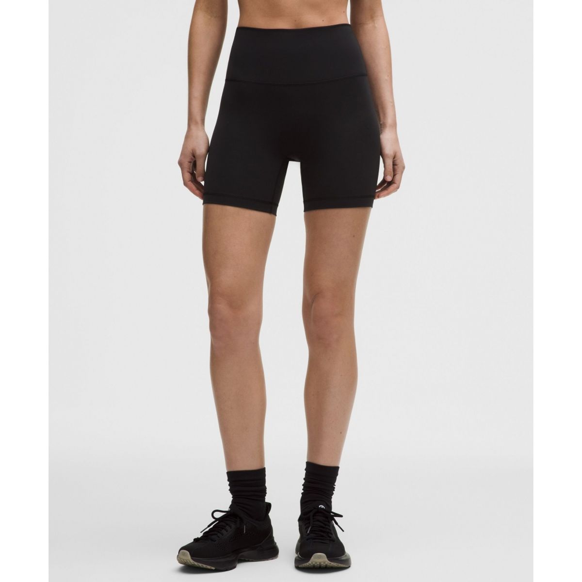 룰루레몬(LULULEMON) 원더 트레인 노라인 하이라이즈 쇼츠 6inch  BLK