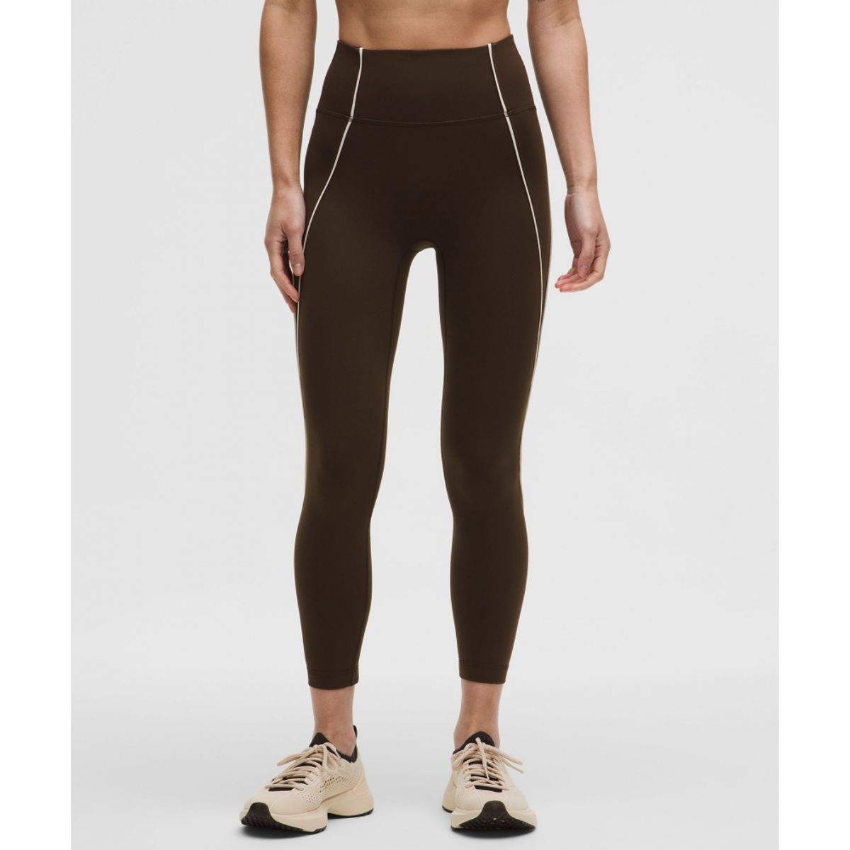 룰루레몬(LULULEMON) 원더 트레인 노라인 파이프드 하이라이즈 타이츠 24inch *아시아 핏