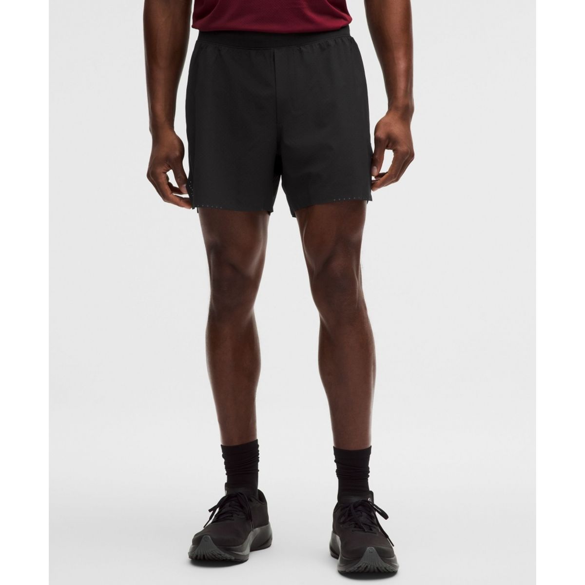 룰루레몬(LULULEMON) 패스트 앤 프리 라인드 러닝 쇼츠 5inch  BLK