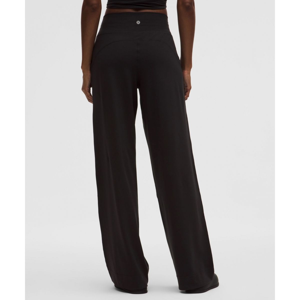 룰루레몬(LULULEMON) 그루브 와이드 레그 하이라이즈 팬츠 *레귤러  BLK