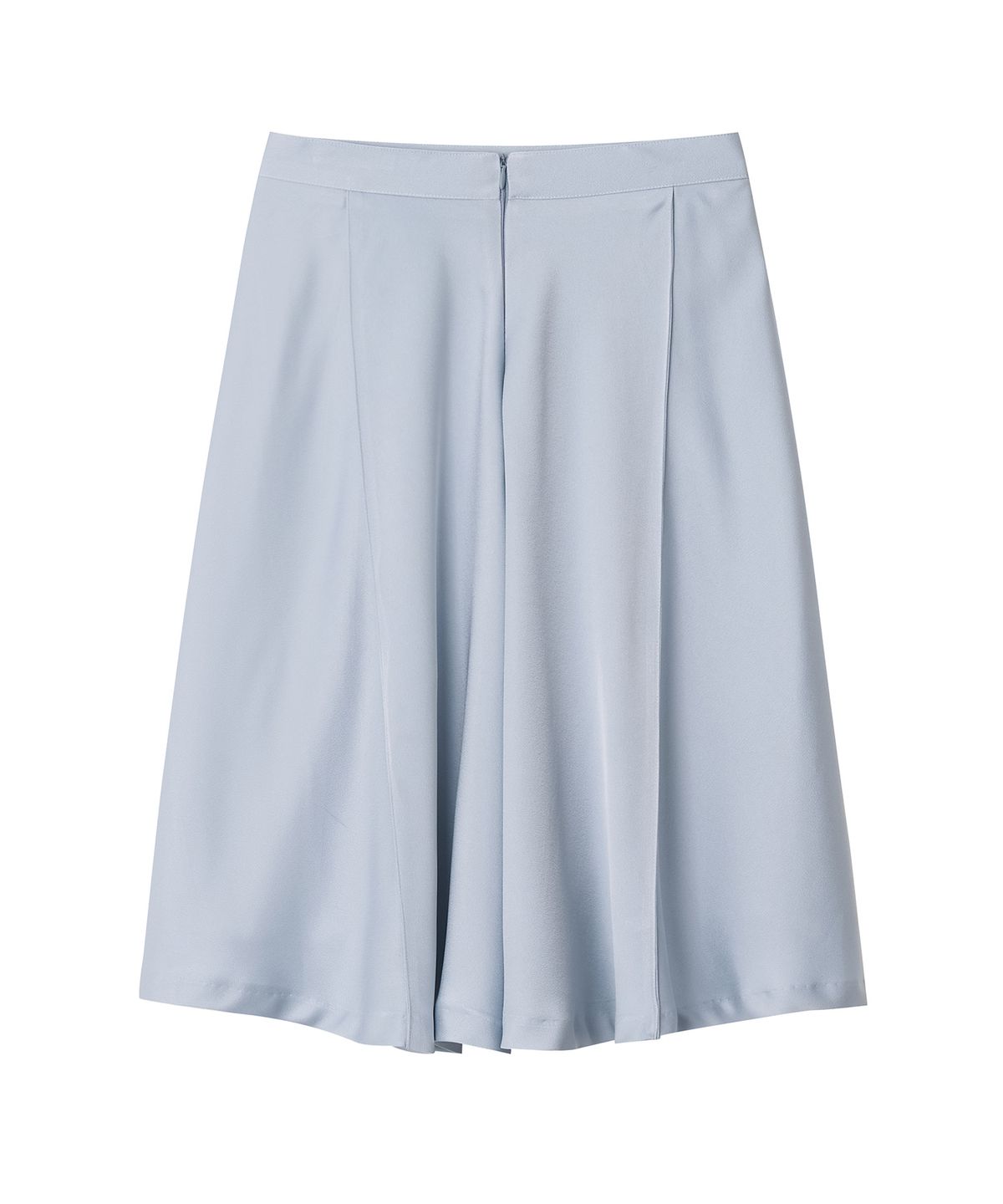 뉴루키(NEW LOOKY) Flared midi skirt _Light blue