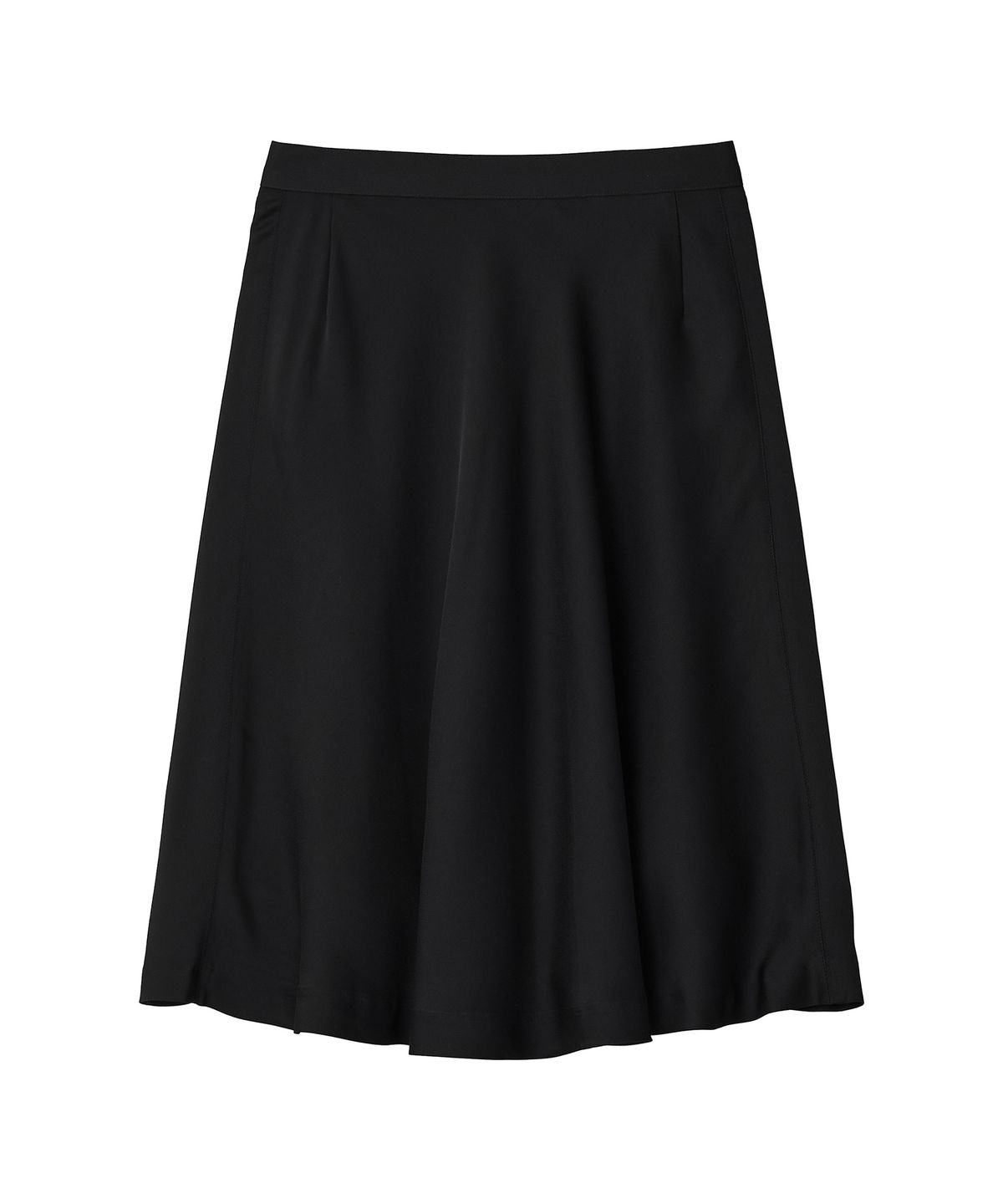 뉴루키(NEW LOOKY) Flared midi skirt _Black