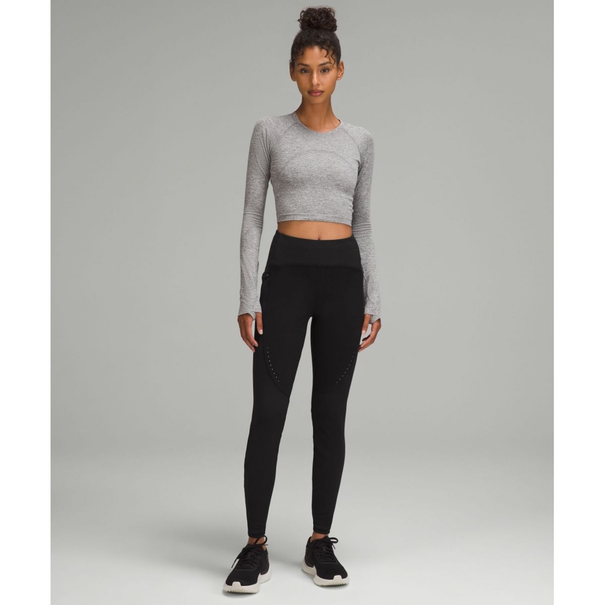룰루레몬(LULULEMON) 콜드 웨더 하이라이즈 러닝 타이츠 28inch  BLK