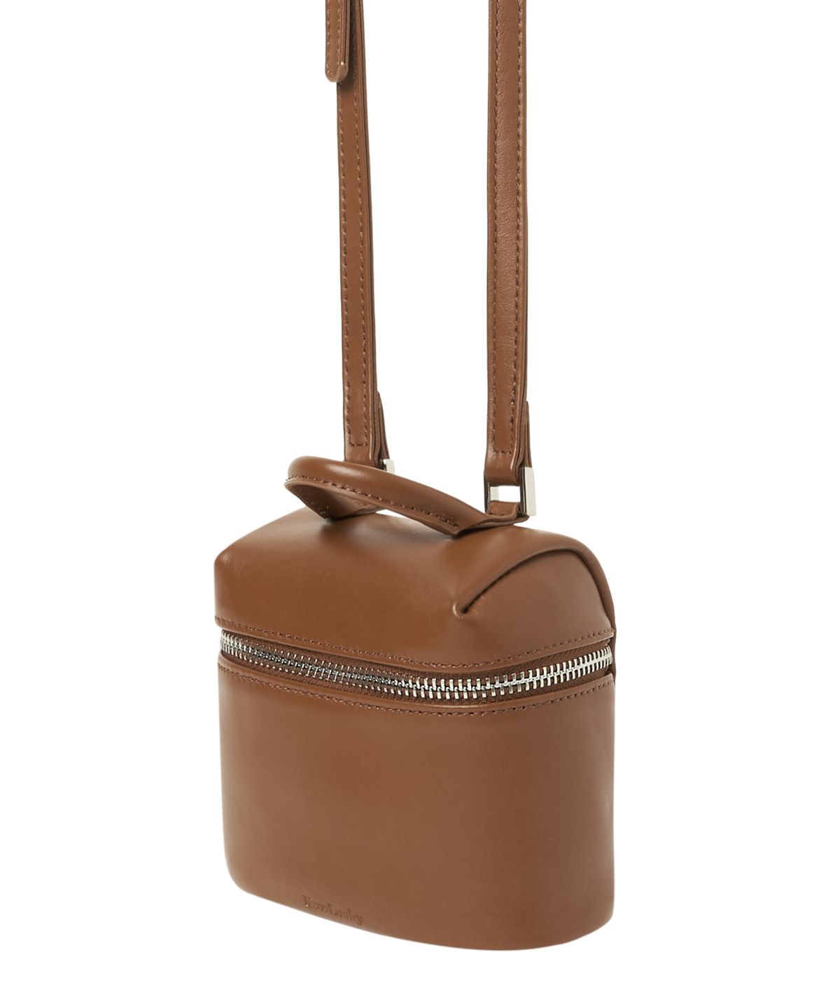 뉴루키(NEW LOOKY) Cross mini leather bag _Brown