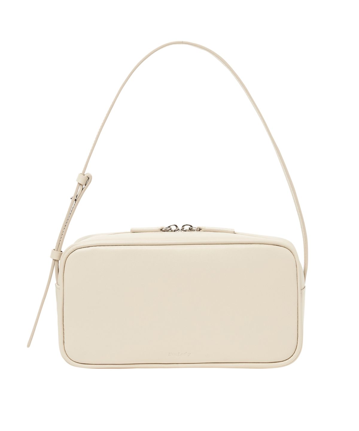 뉴루키(NEW LOOKY) Square leather shoulder bag _Ivory