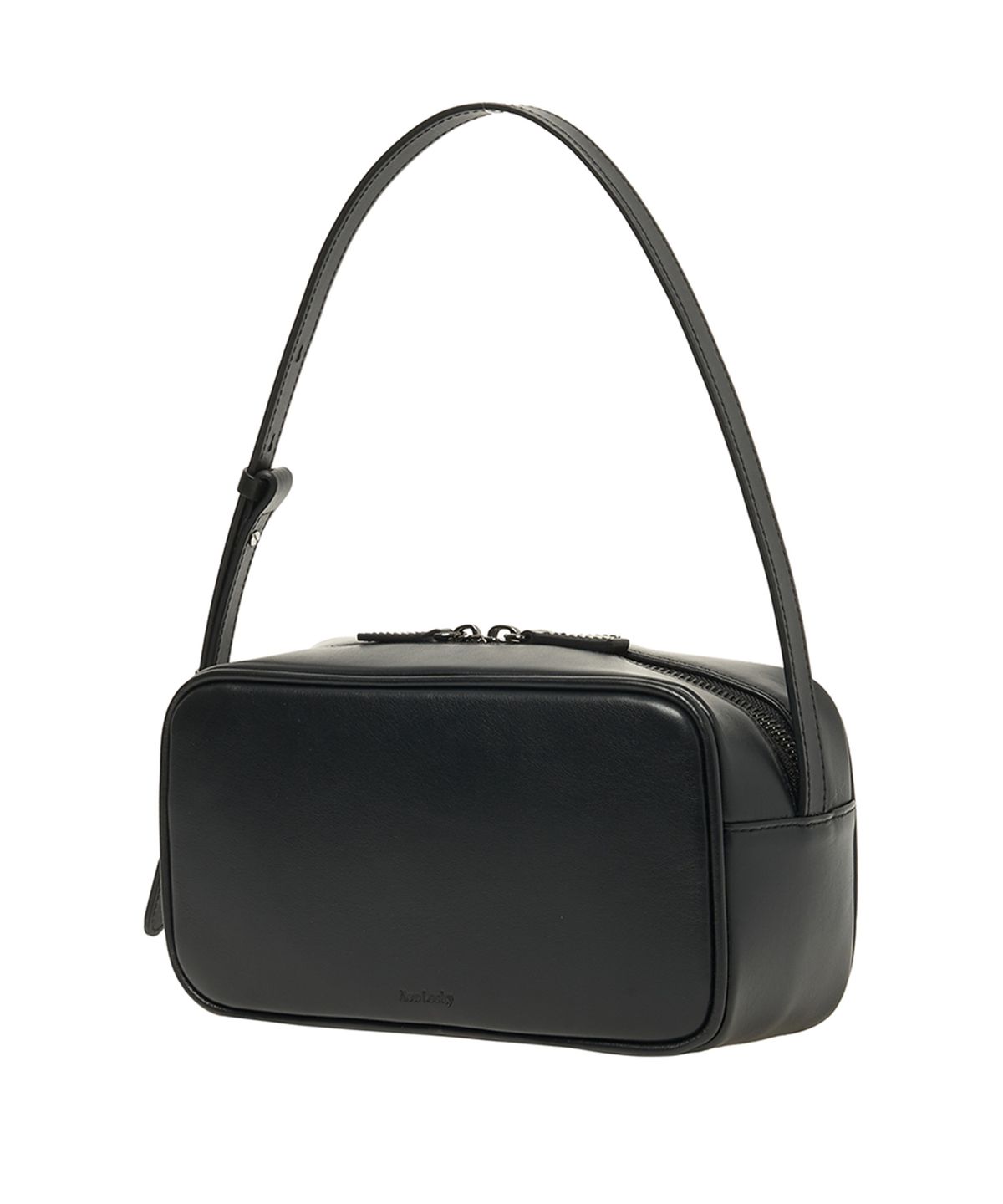 뉴루키(NEW LOOKY) Square leather shoulder bag _Black