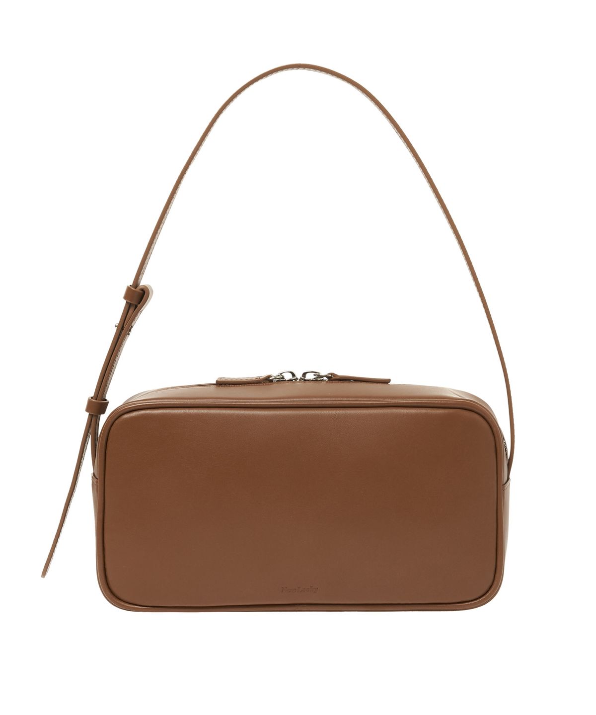 뉴루키(NEW LOOKY) Square leather shoulder bag _Brown