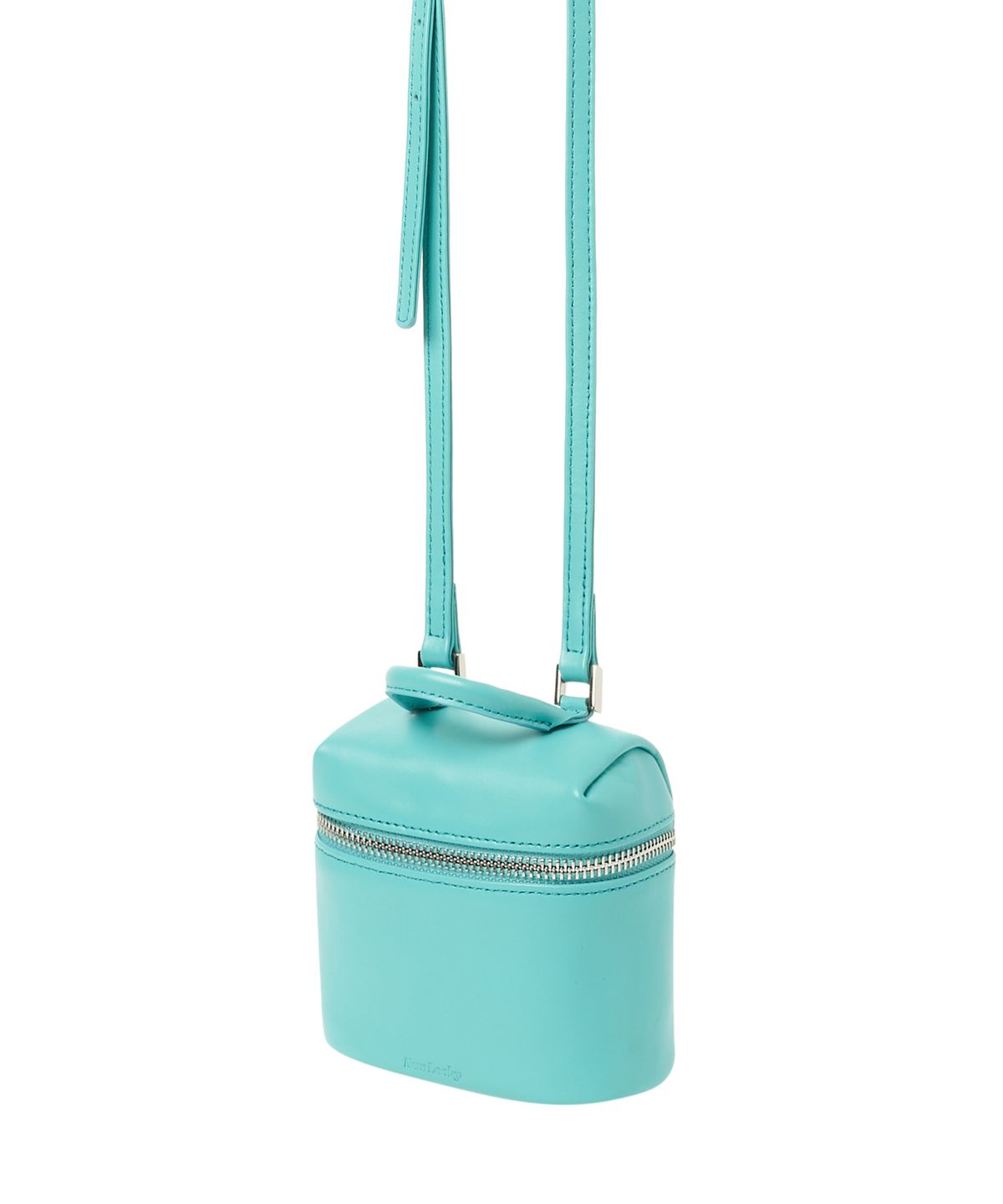 뉴루키(NEW LOOKY) Cross mini leather bag _Aqua