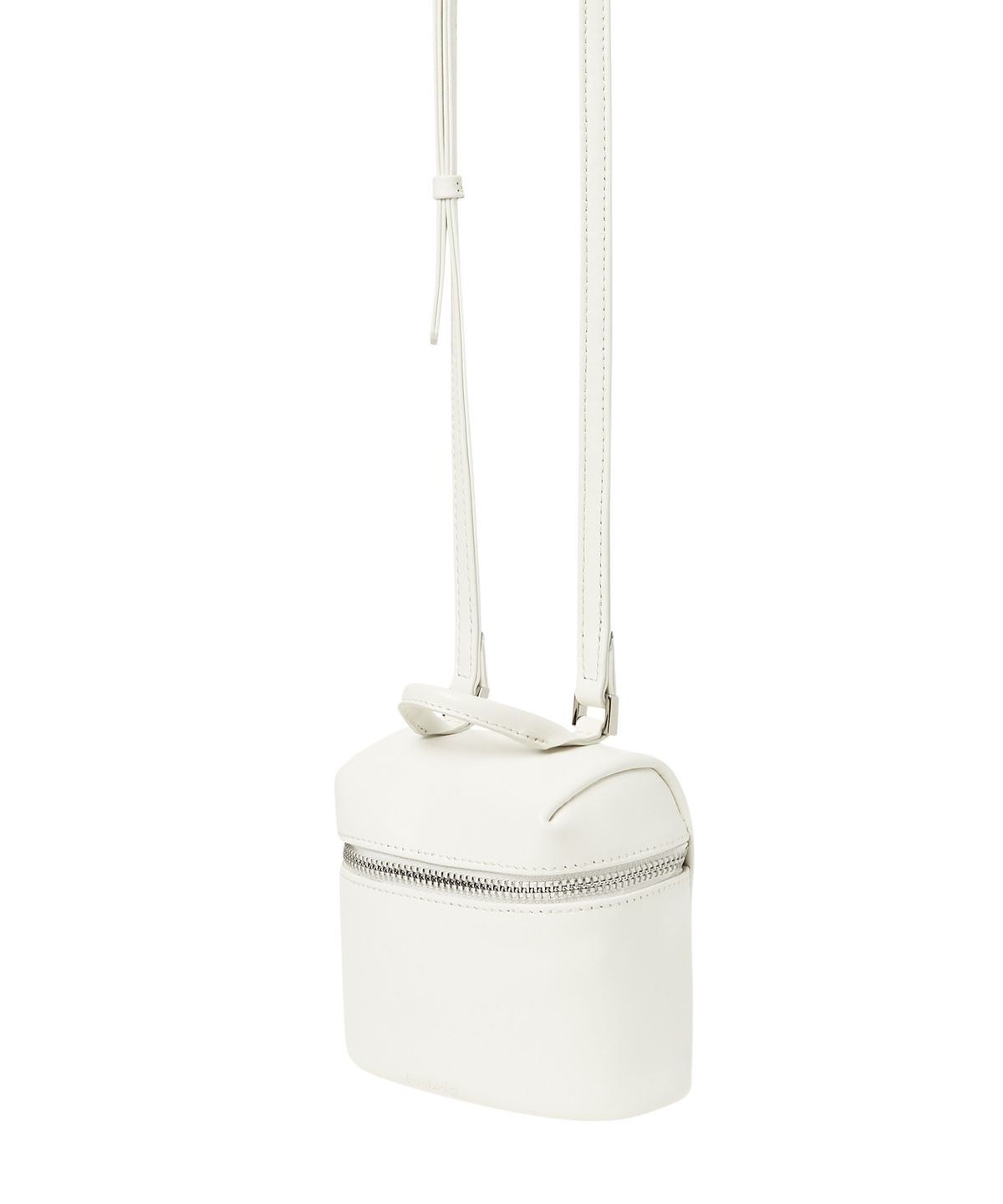 뉴루키(NEW LOOKY) Cross mini leather bag _Snow
