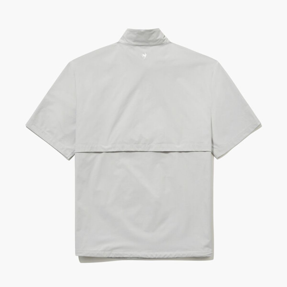 르꼬끄 골프(LECOQ GOLF) 남성 우븐 반집업 반팔 아노락 _LGRY GR121MBL31