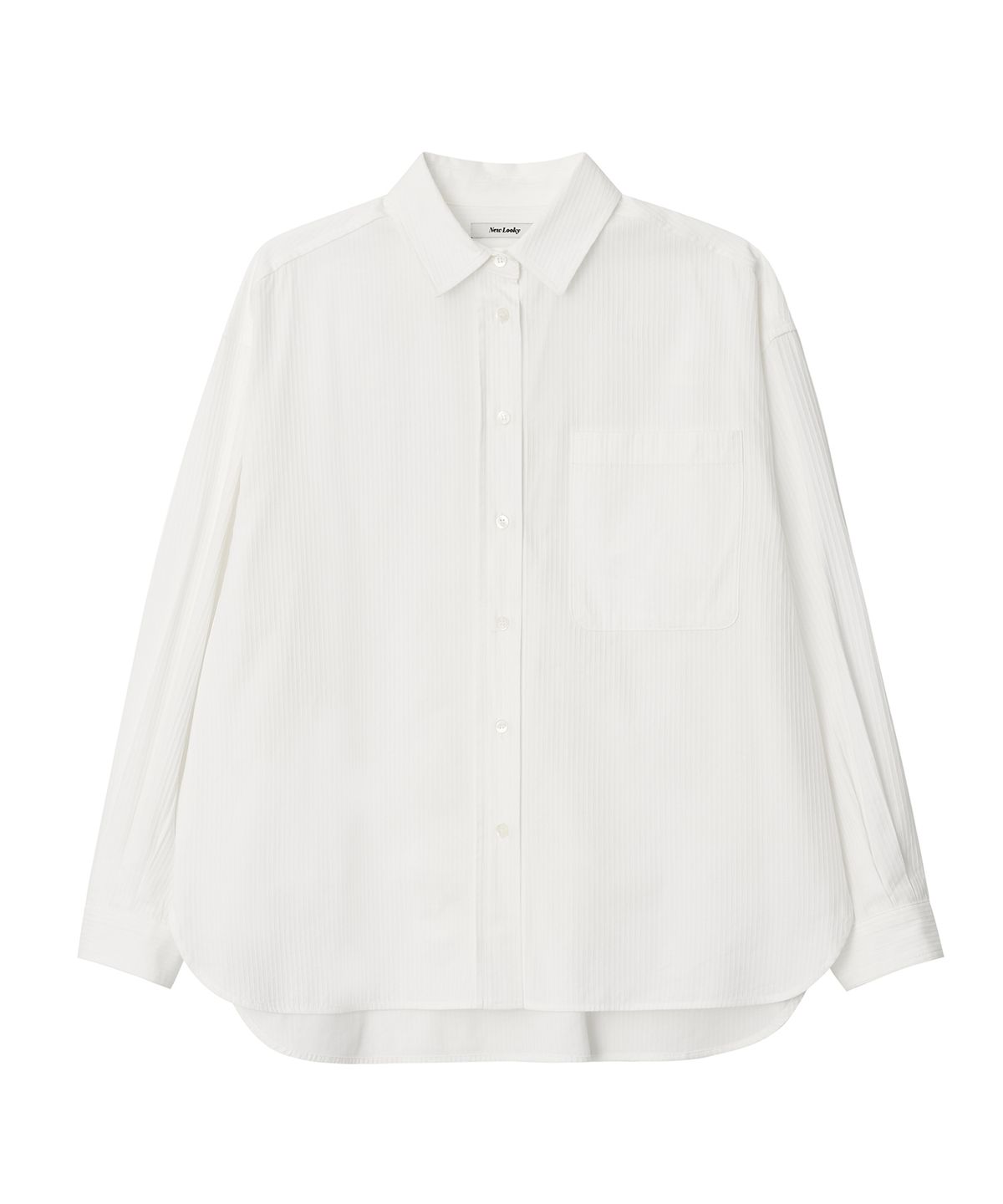 뉴루키(NEW LOOKY) Loose fit shirt_ Ivory