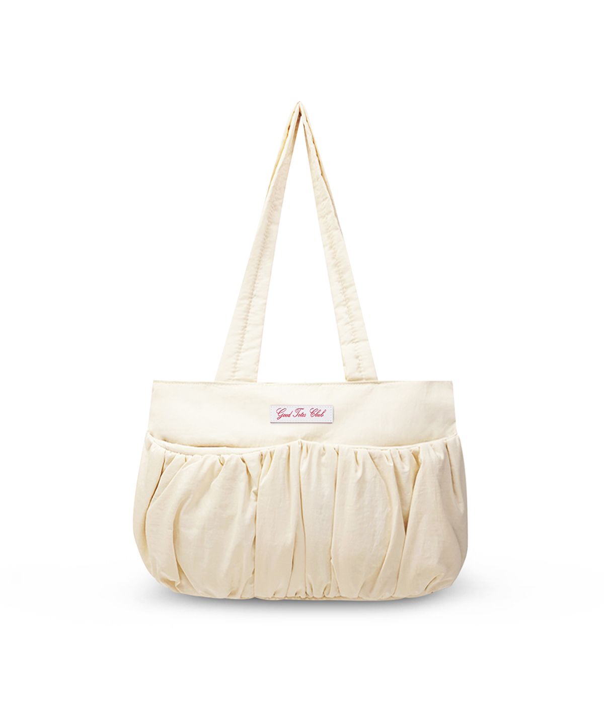 굿토드즈(GOODTOTES) 수플레 퍼프 토트백 (Cream)
