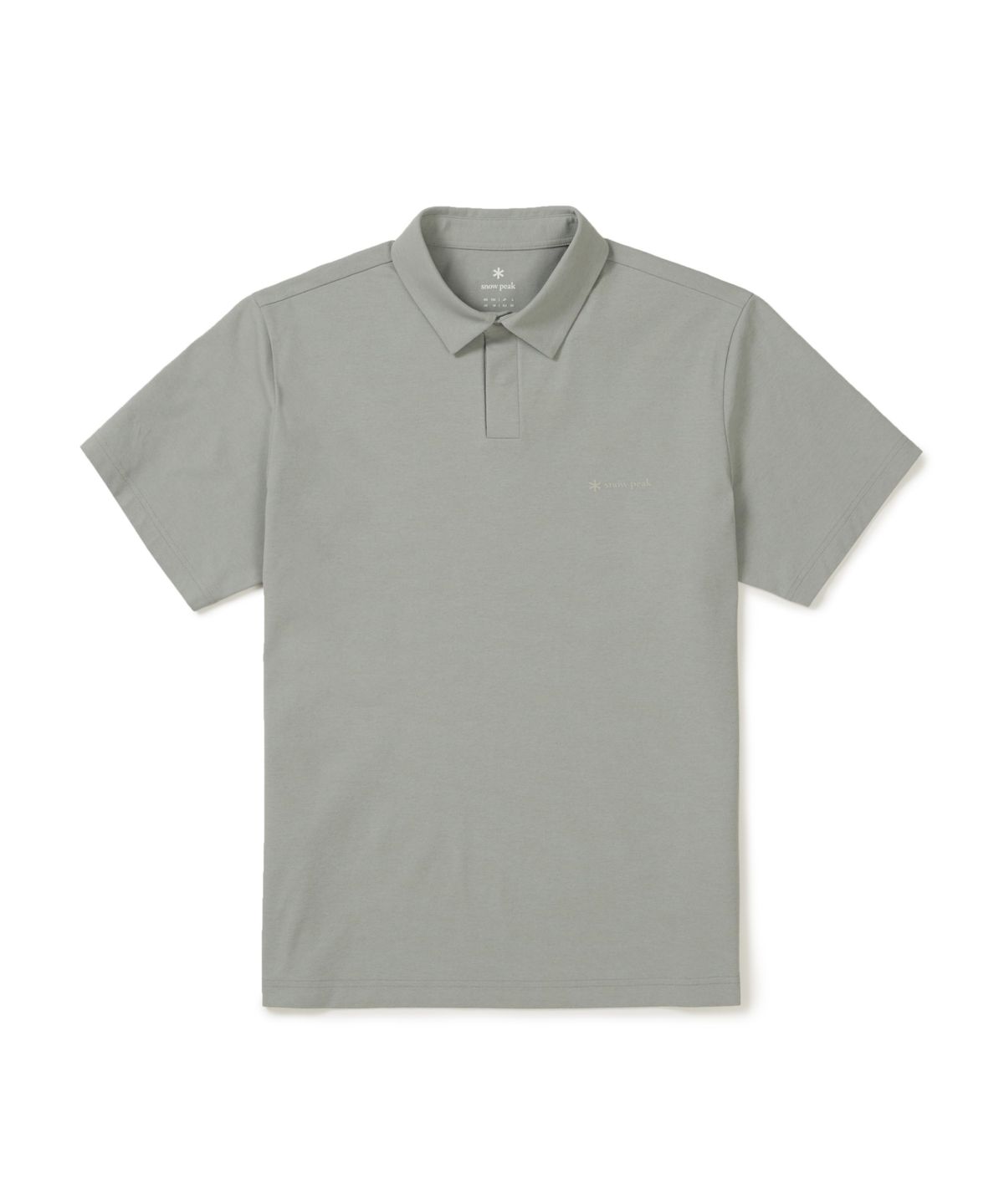 스노우피크 어패럴(SNOWPEAK APPAREL) 퀵드라이 반팔 폴로 티셔츠 (S26MMTPS14) Smog Khaki