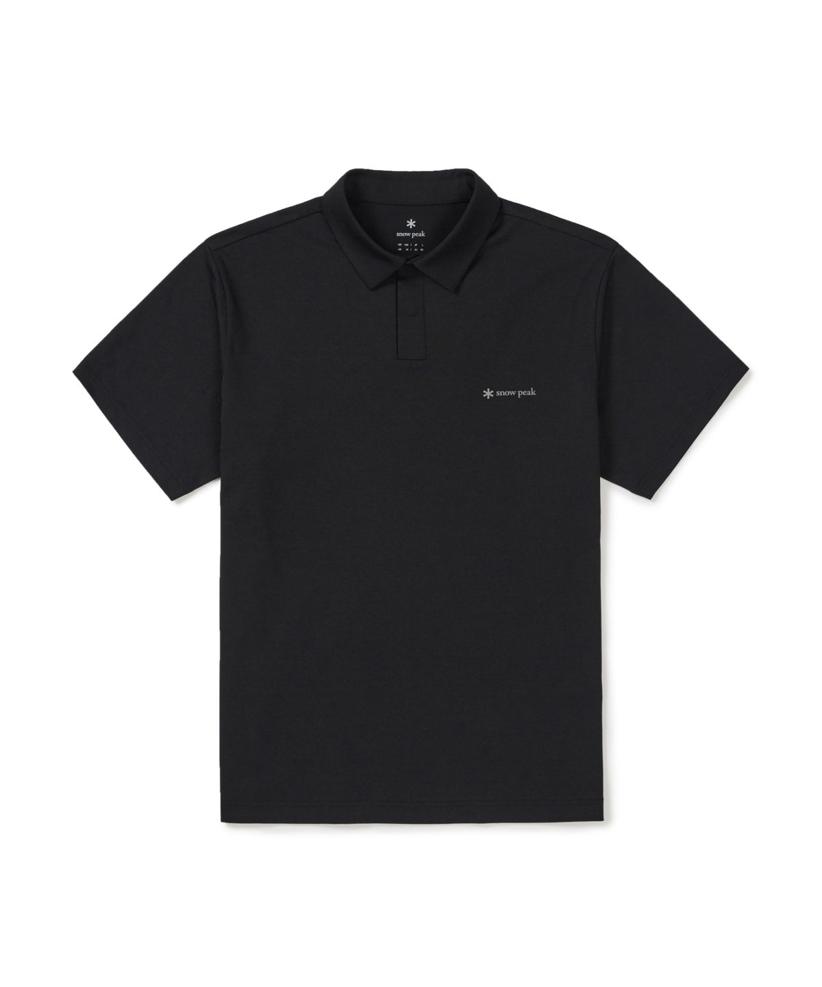 스노우피크 어패럴(SNOWPEAK APPAREL) 퀵드라이 반팔 폴로 티셔츠 (S26MMTPS14) Black