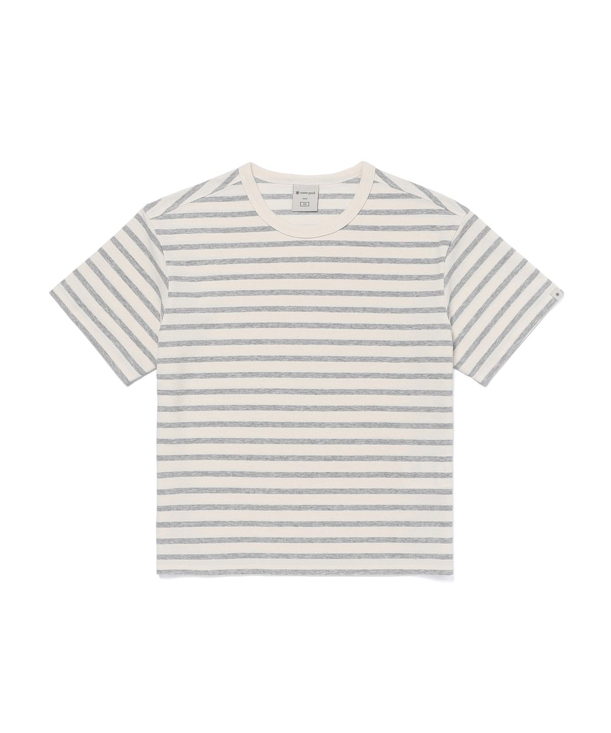스노우피크 어패럴 키즈(SNOWPEAK APPAREL KIDS) 키즈 소로나 스트라이프 반팔 티셔츠 (S26MKFTS84) Gray