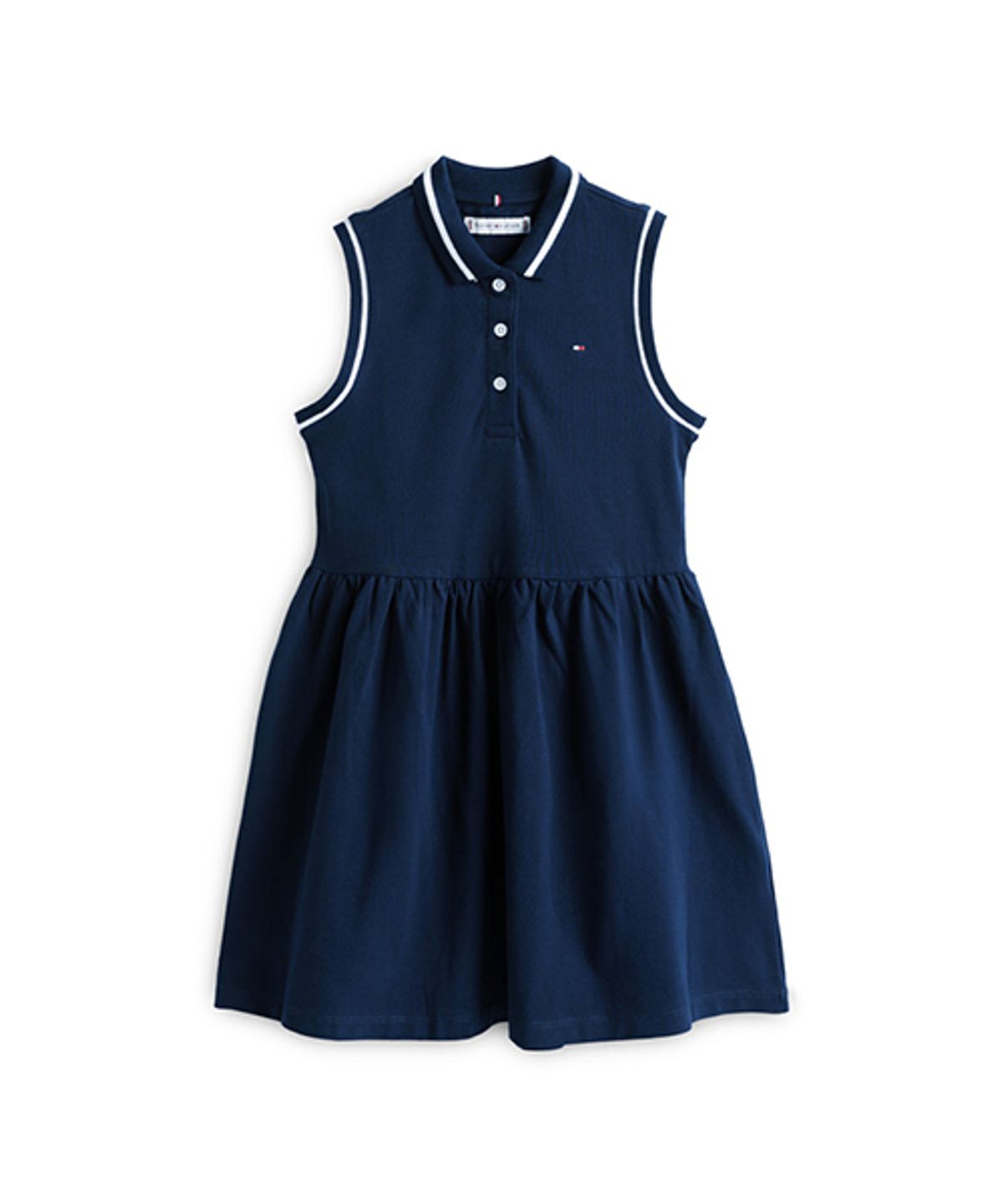 타미힐피거 키즈(TOMMY HILFIGER KIDS) 슬리브리스 폴로 드레스