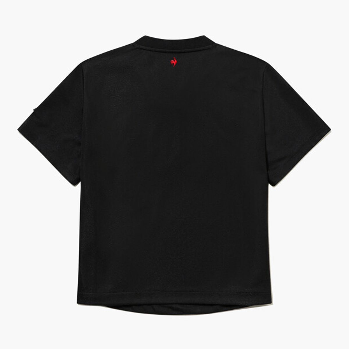 르꼬끄 골프(LECOQ GOLF) 여성 메쉬 싸커 반팔 티셔츠 _BLCK GR122LRS31