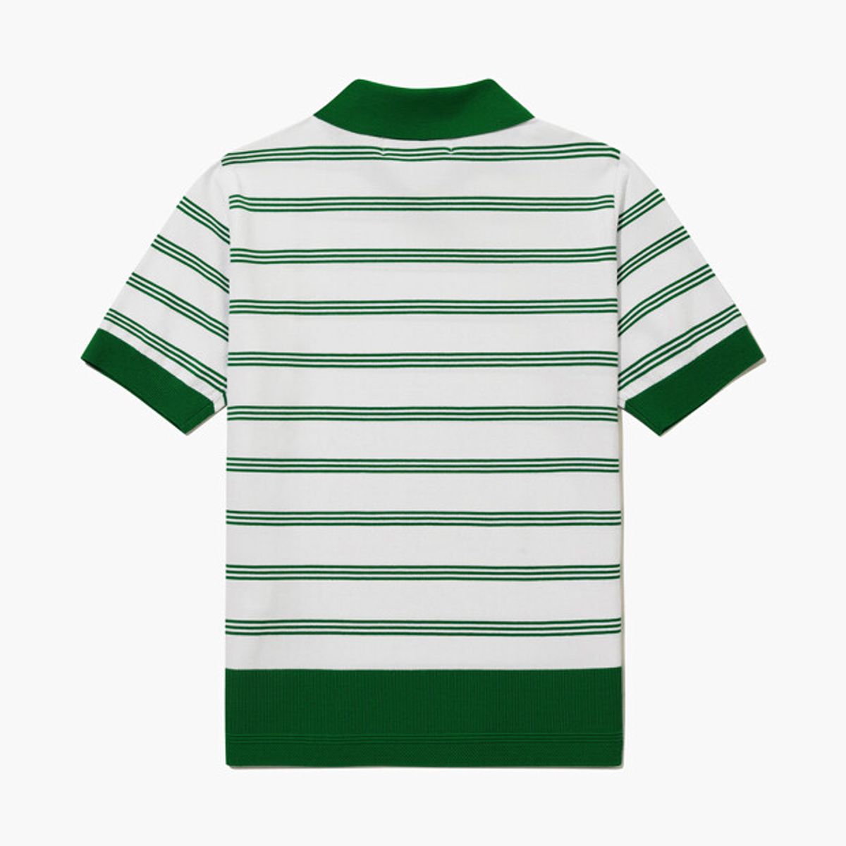 르꼬끄 골프(LECOQ GOLF) 여성 스트라이프 카라 반팔 스웨터 _GREN GR122LKP31