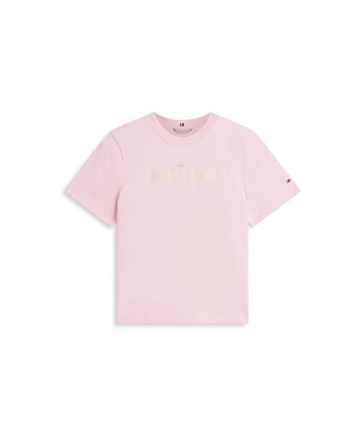 타미힐피거(TOMMY HILFIGER) 루렉스 바시티 티셔츠 (T22G1TTO062WT2TPG)