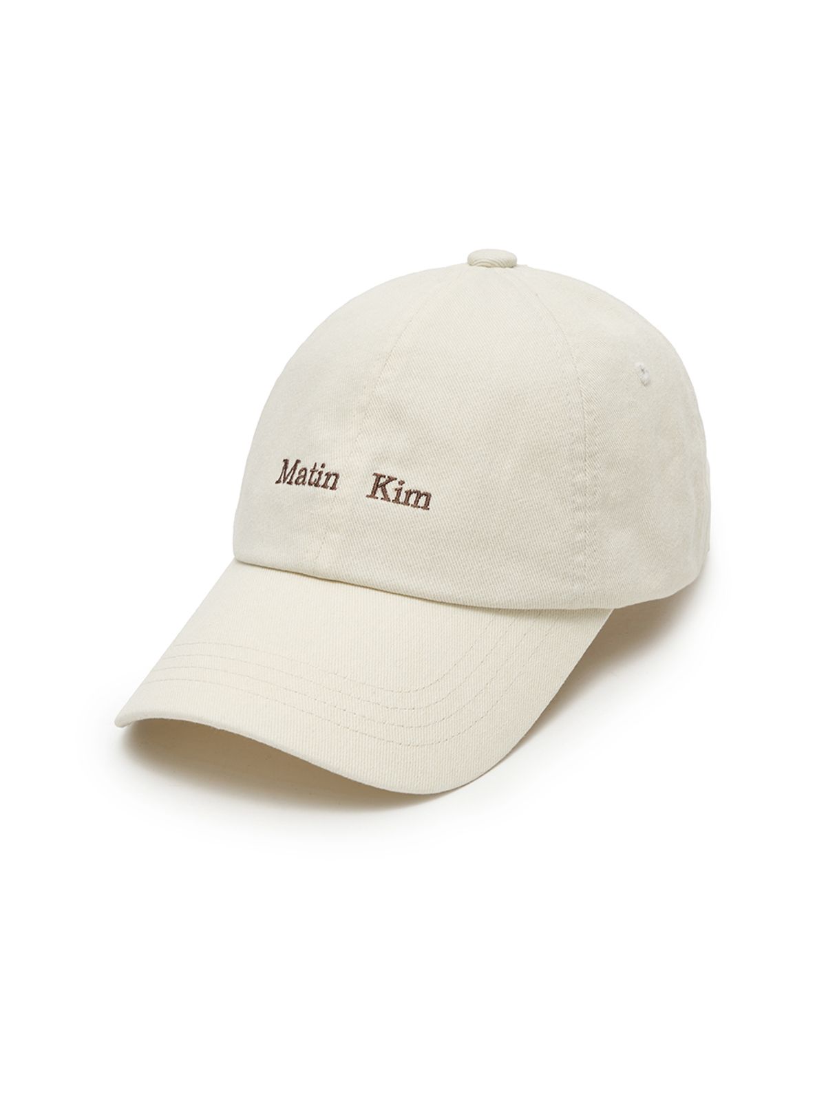 마뗑킴(MATIN KIM) MATIN MINI CLASSIC LOGO BALL CAP IN CREAM