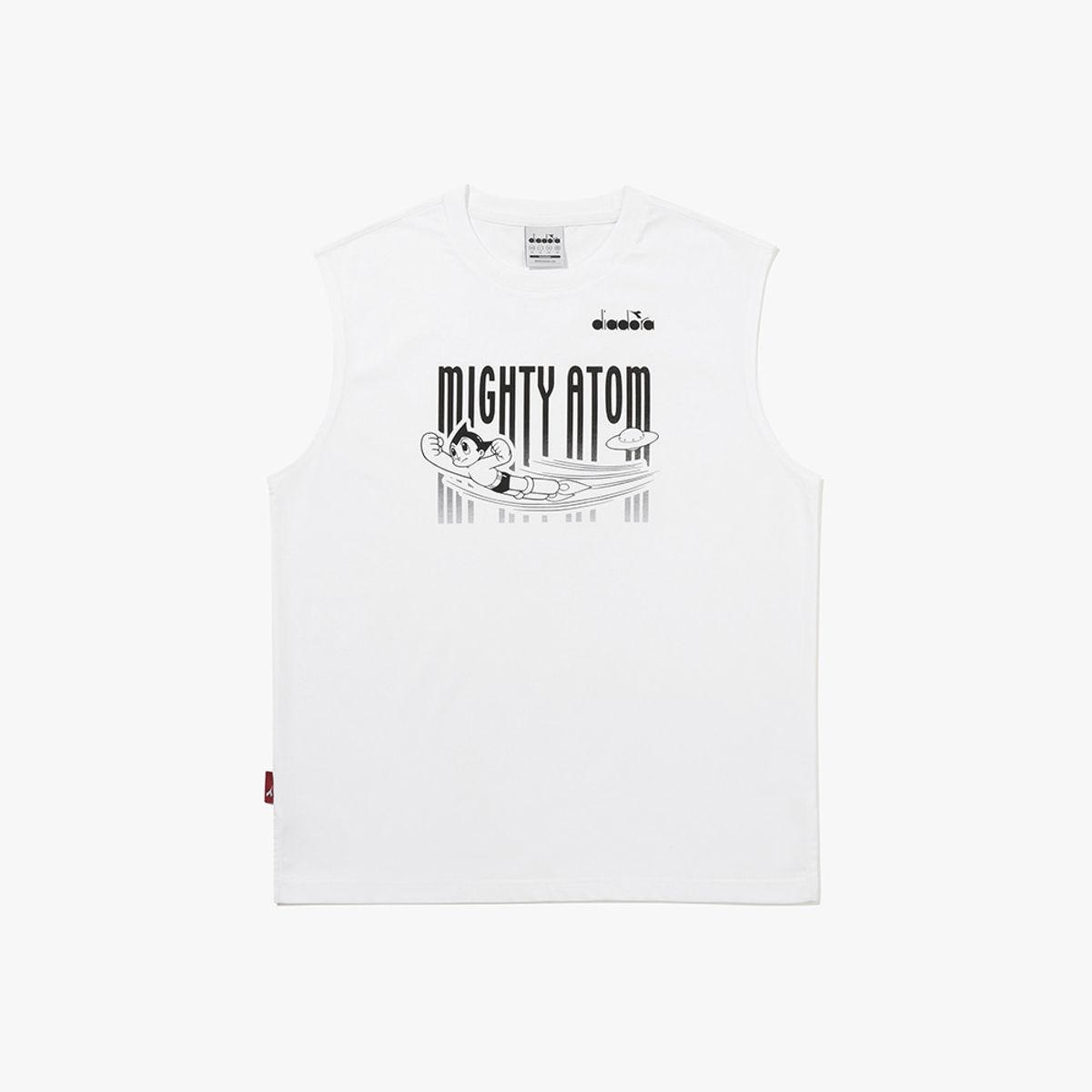 디아도라(diadora) 아톰 그래픽 슬리브리스 OFF WHITE