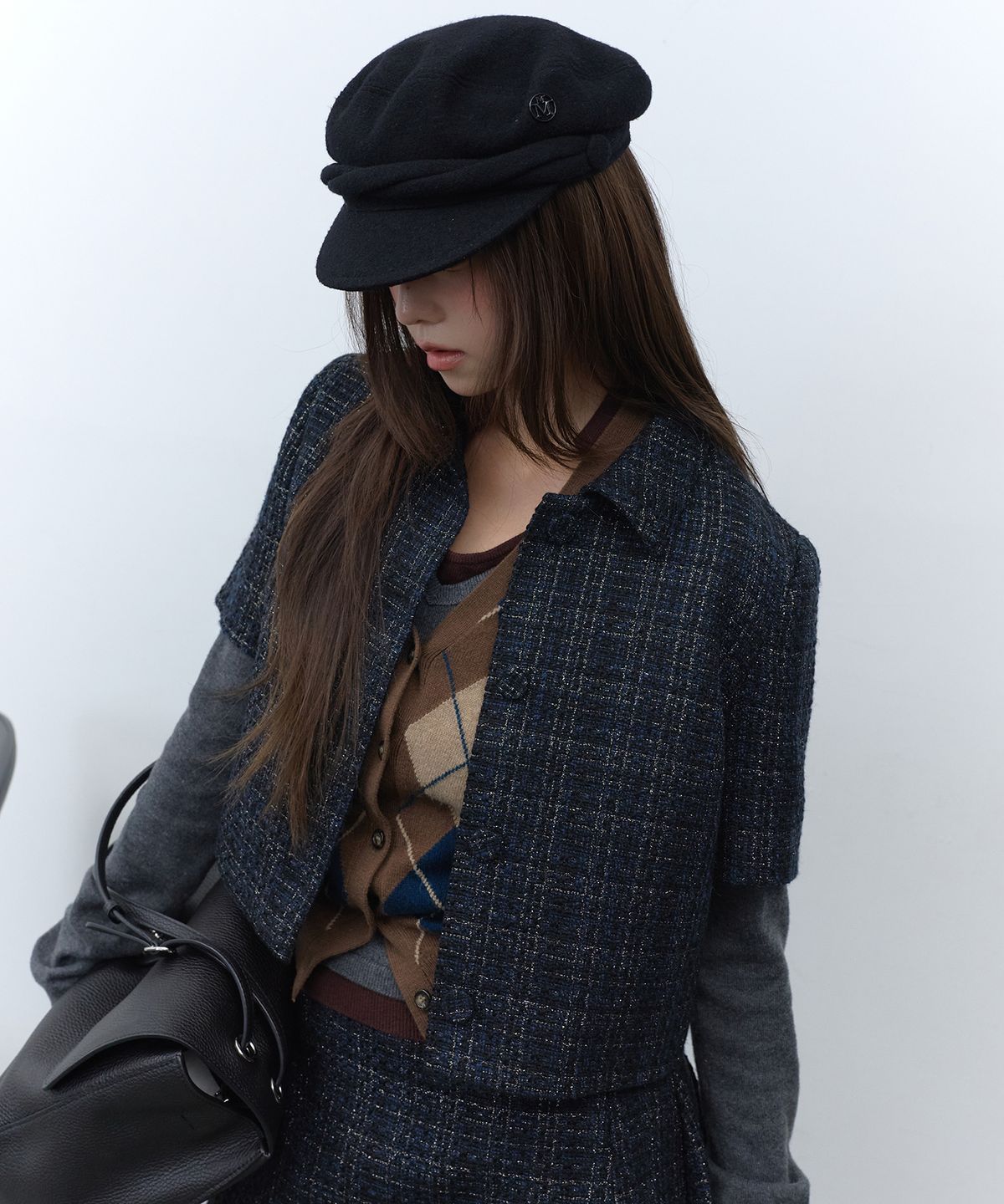 라피네아뜰리에(RAFFINE ATELIER) 프레피 크롭 자켓
