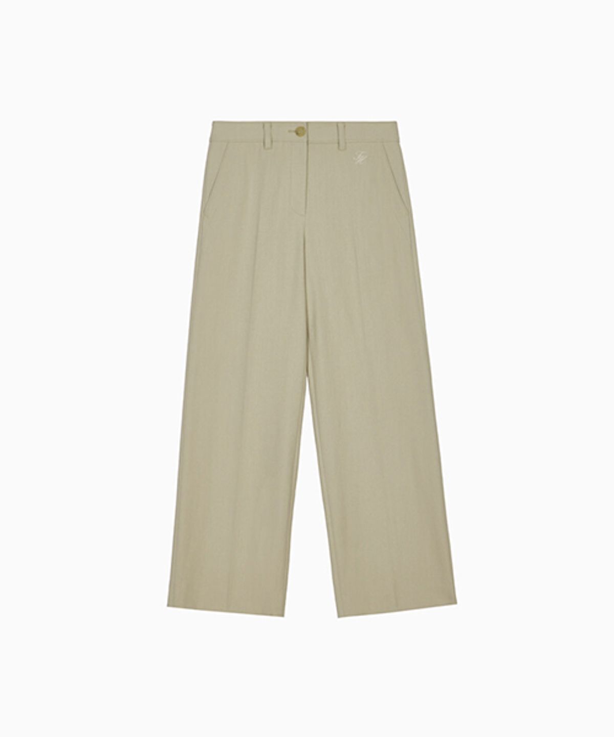 타미힐피거(TOMMY HILFIGER) 린넨 라이크 세미 와이드 슬랙스 (T22G1WPC504WL1W20)