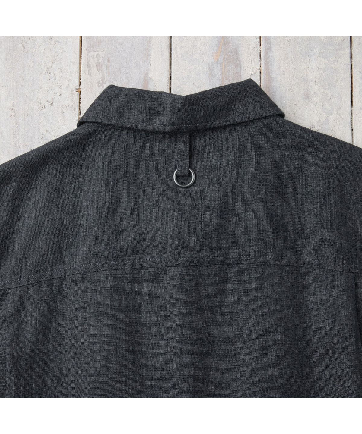 헨리코튼(HENRY COTTONS) [Fly Fishing Club] Linen Utility Shirt AZSAM26240NYD