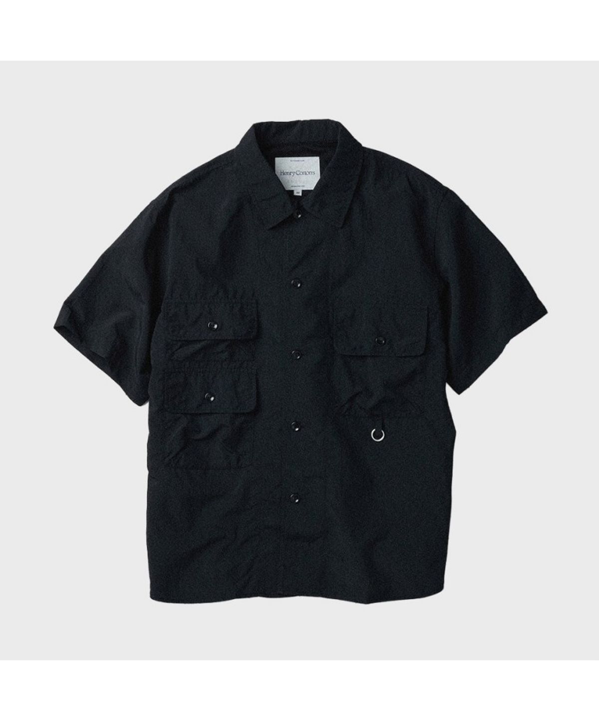 헨리코튼(HENRY COTTONS) [Fly Fishing Club] Angler Utility Shirt AZSAM26200BKX