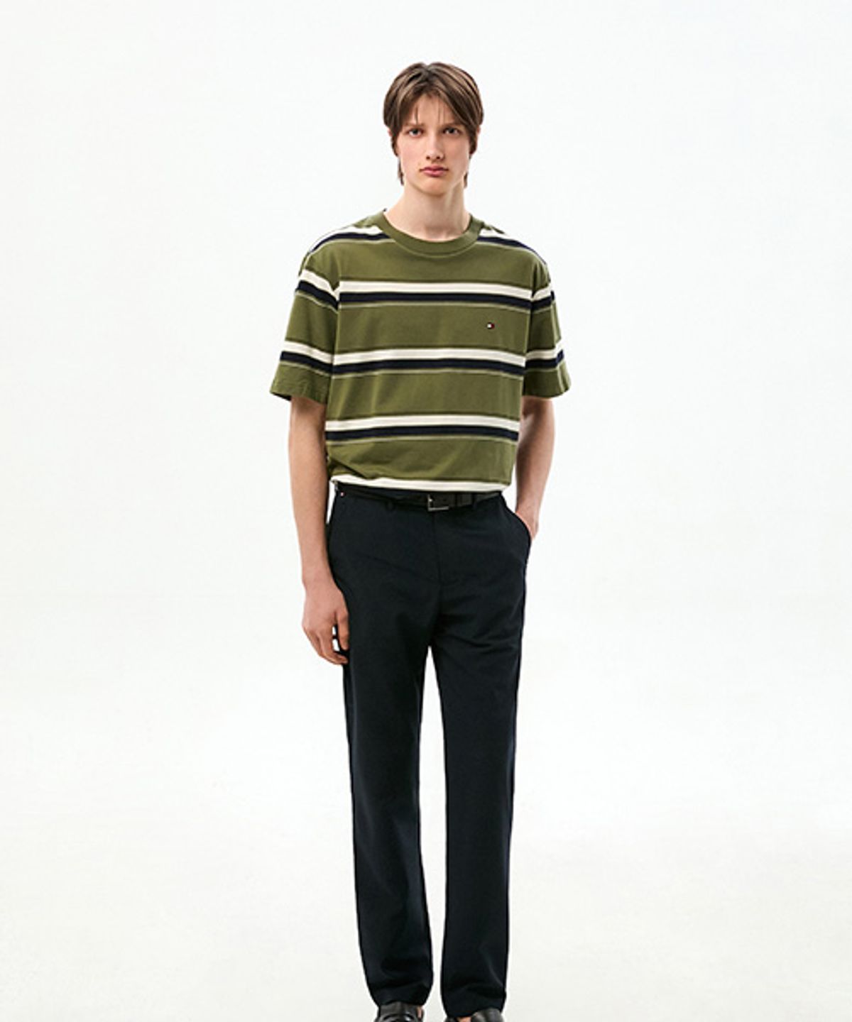 타미힐피거(TOMMY HILFIGER) 릴렉스 핏 테리 티셔츠 (T12G1TPO130MT20CI)