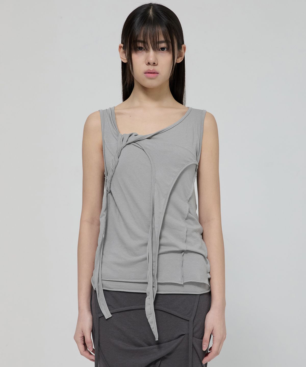 플레어업(FLAREUP) 3-Layered Braided Sleeveless (FL-128_Gray)